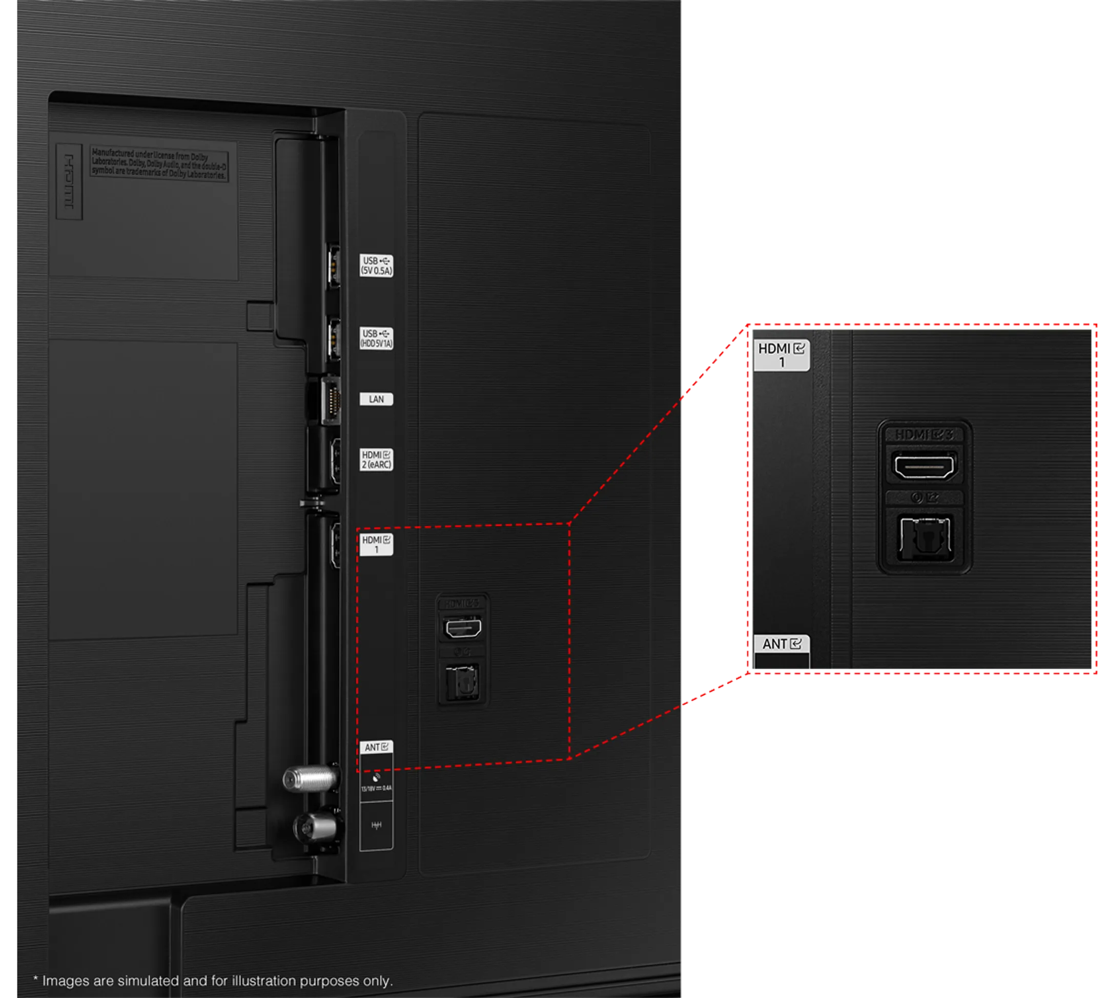 Samsung TV QLED 4K QE43Q68D - 43 pouces image