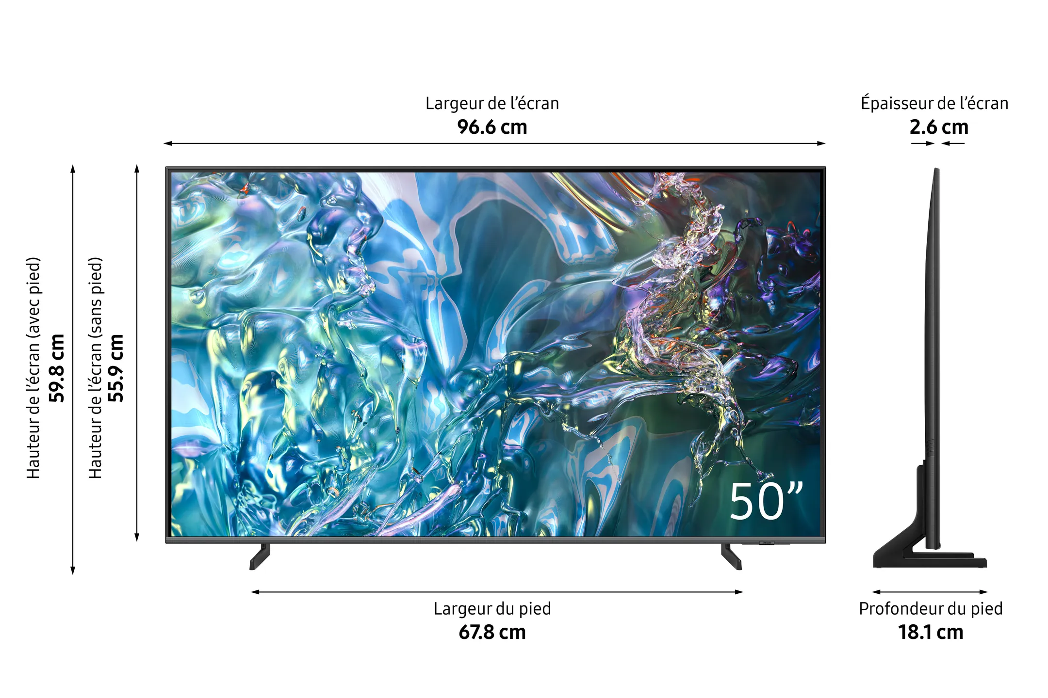 Samsung TV QLED 4K QE43Q68D - 43 pouces image
