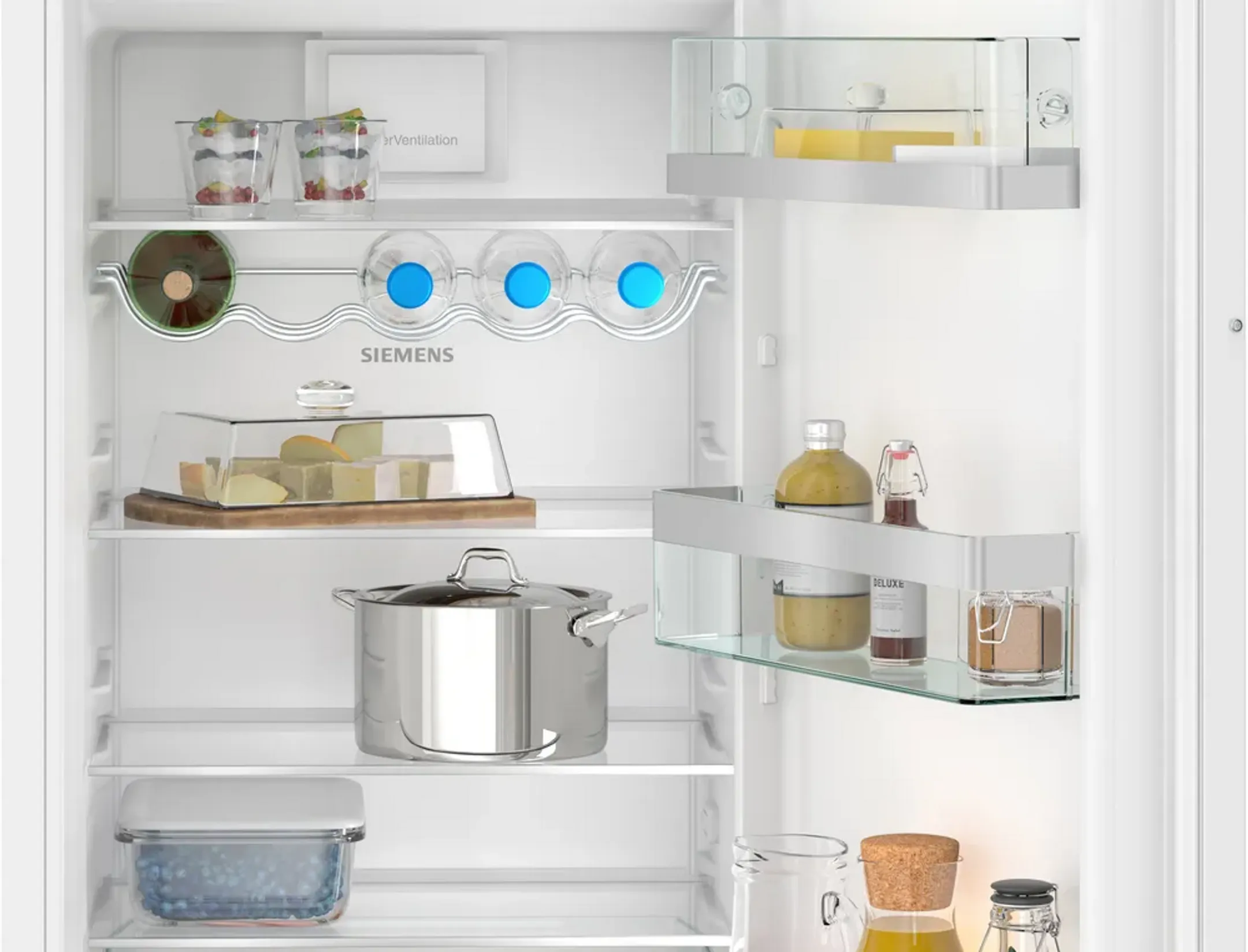 Siemens Combi frigo congélateur encastrable KI82LADD0 iQ500 hyperFresh 177 cm image