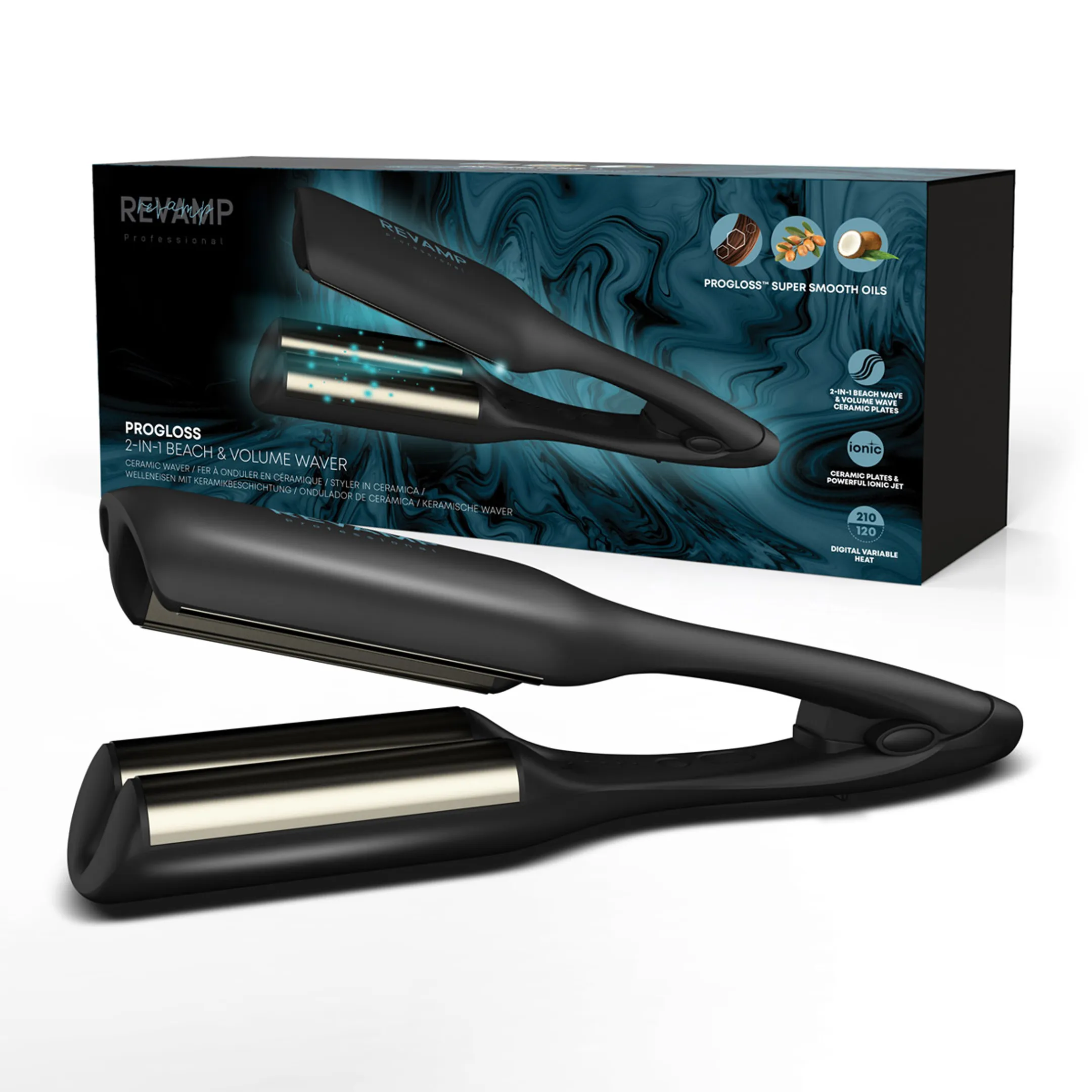 Revamp Krultang Progloss™ 2-in-1 Beach & Volume Waver image