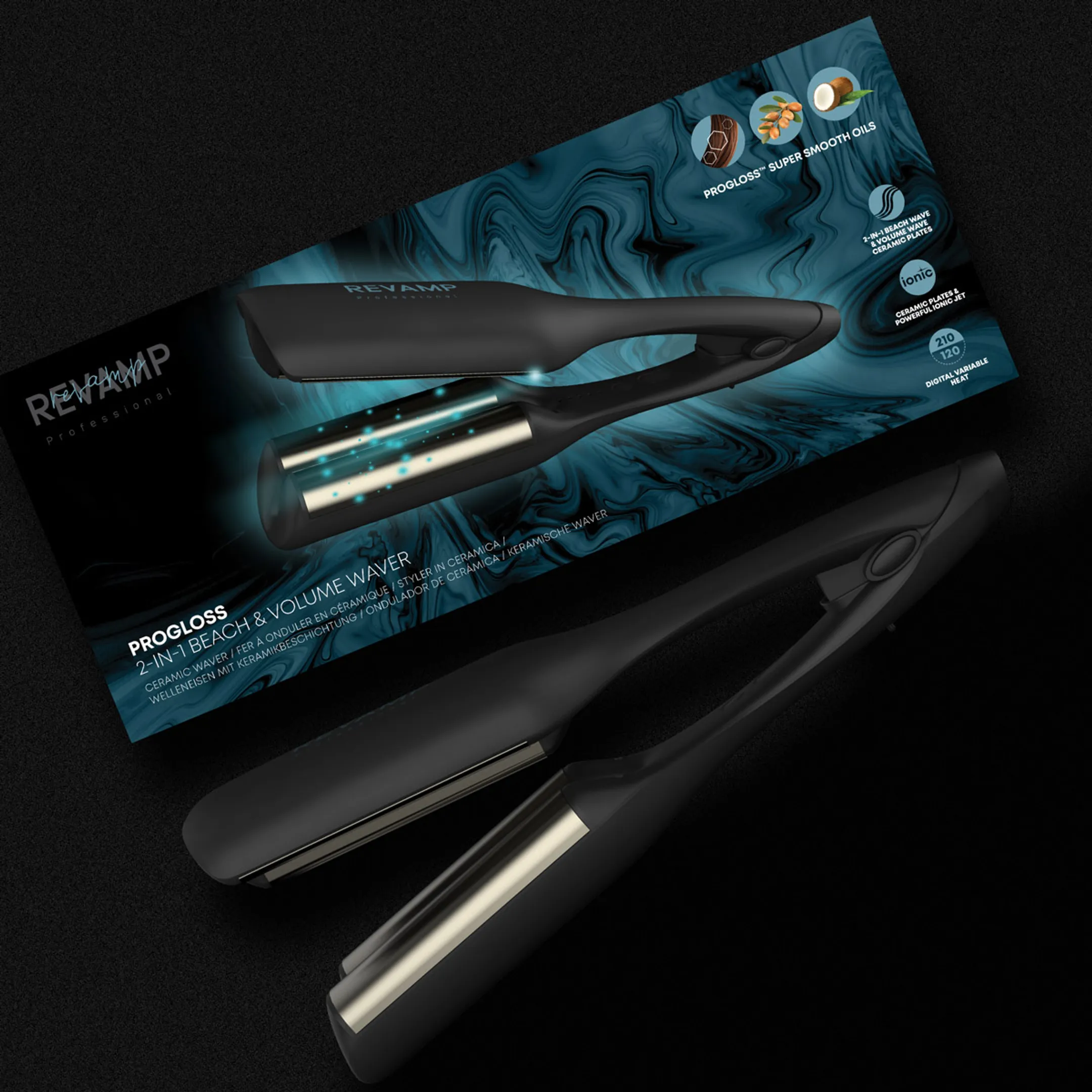 Revamp Krultang Progloss™ 2-in-1 Beach & Volume Waver image
