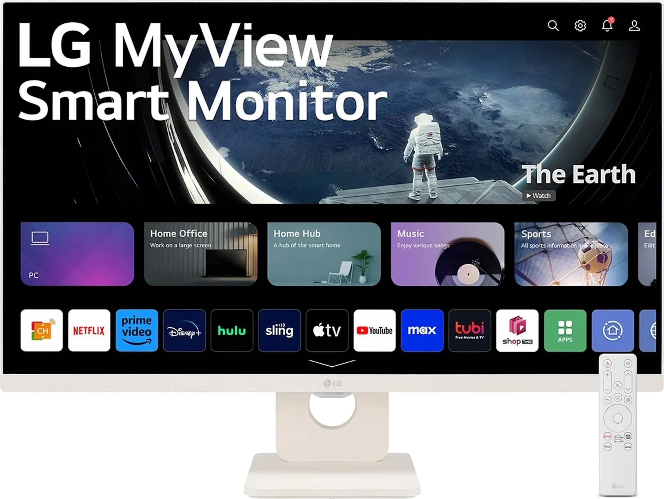 MyView  27'' Full HD Smart Monitor avec webOS 27SR50F-W