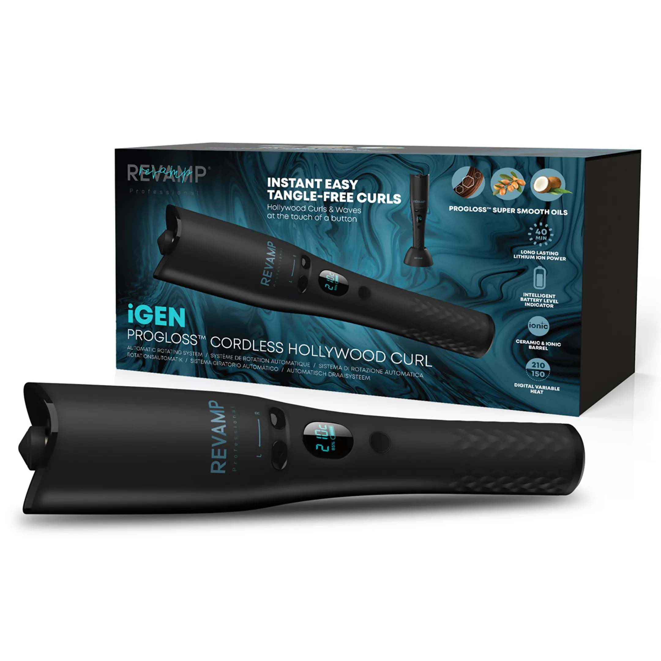 Revamp Krultang iGEN Progloss™ Cordless Hollywood Curl  image