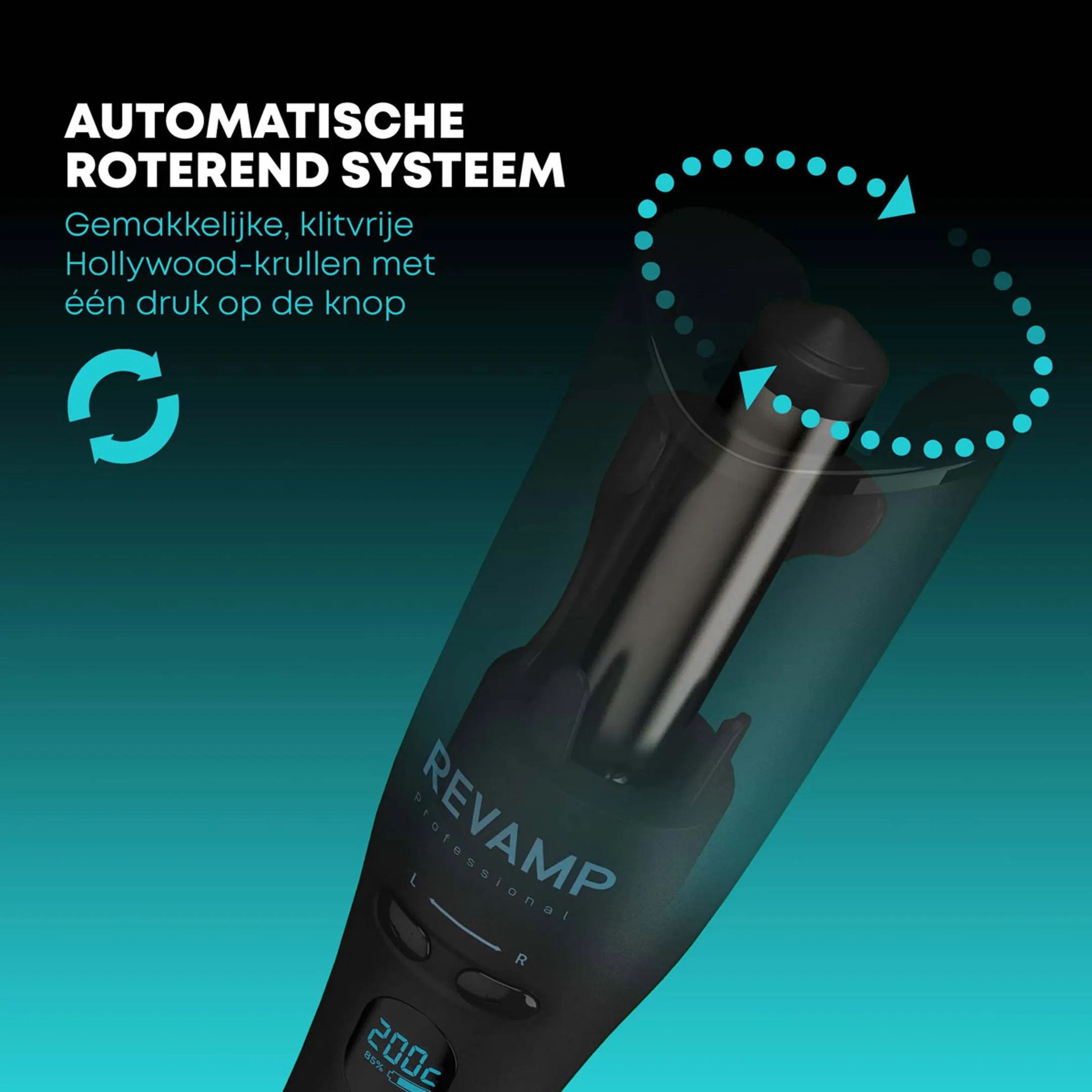 Revamp Krultang iGEN Progloss™ Cordless Hollywood Curl  image