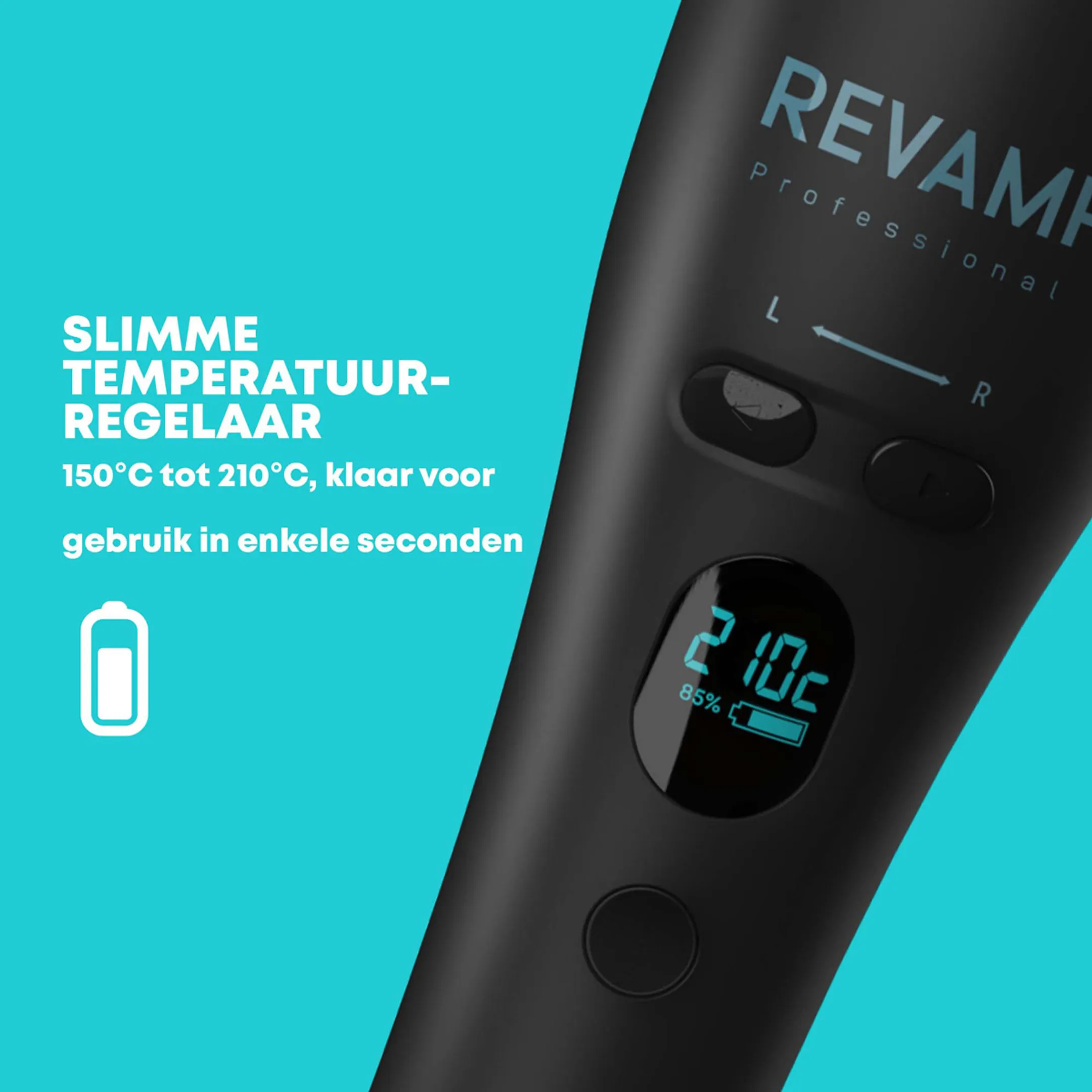 Revamp Krultang iGEN Progloss™ Cordless Hollywood Curl  image