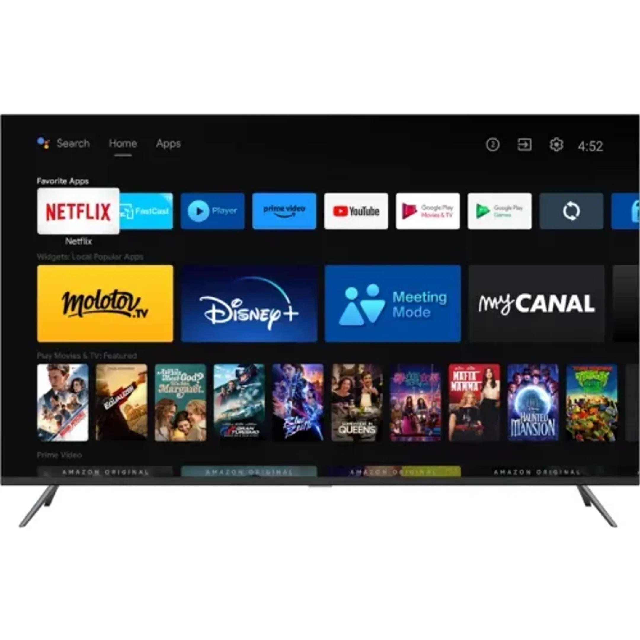 TV LED 43UHD-A9000 Android TV - 43 pouces
