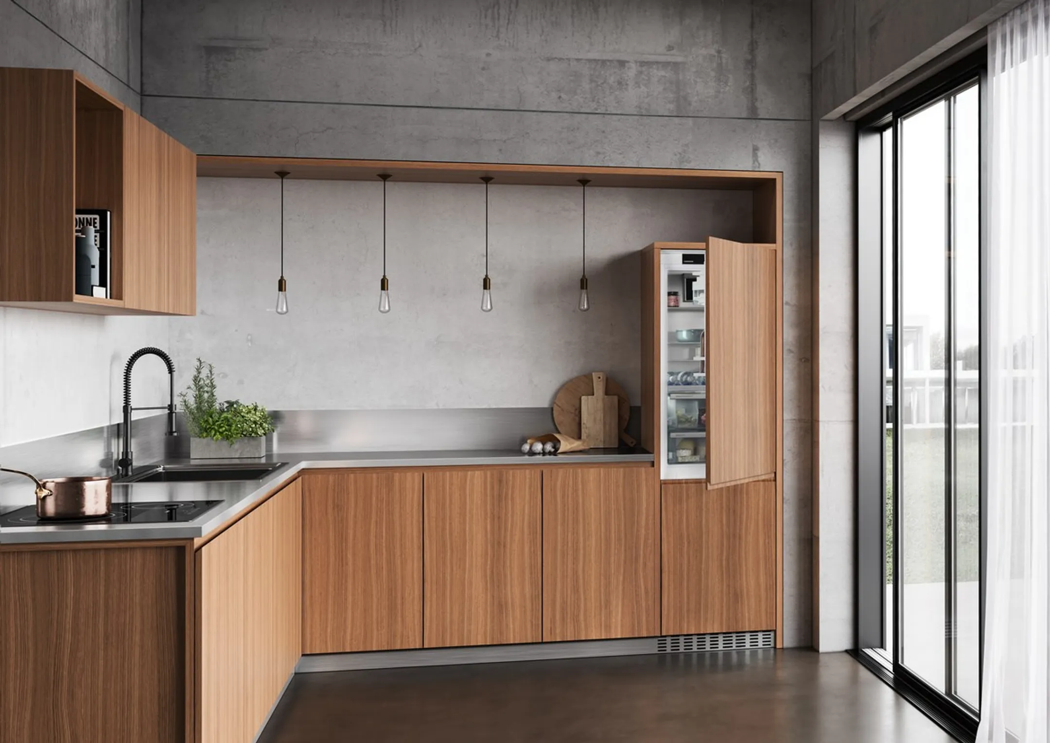 Liebherr Inbouw koelkast met diepvries ICBNci 5183 NoFrost image