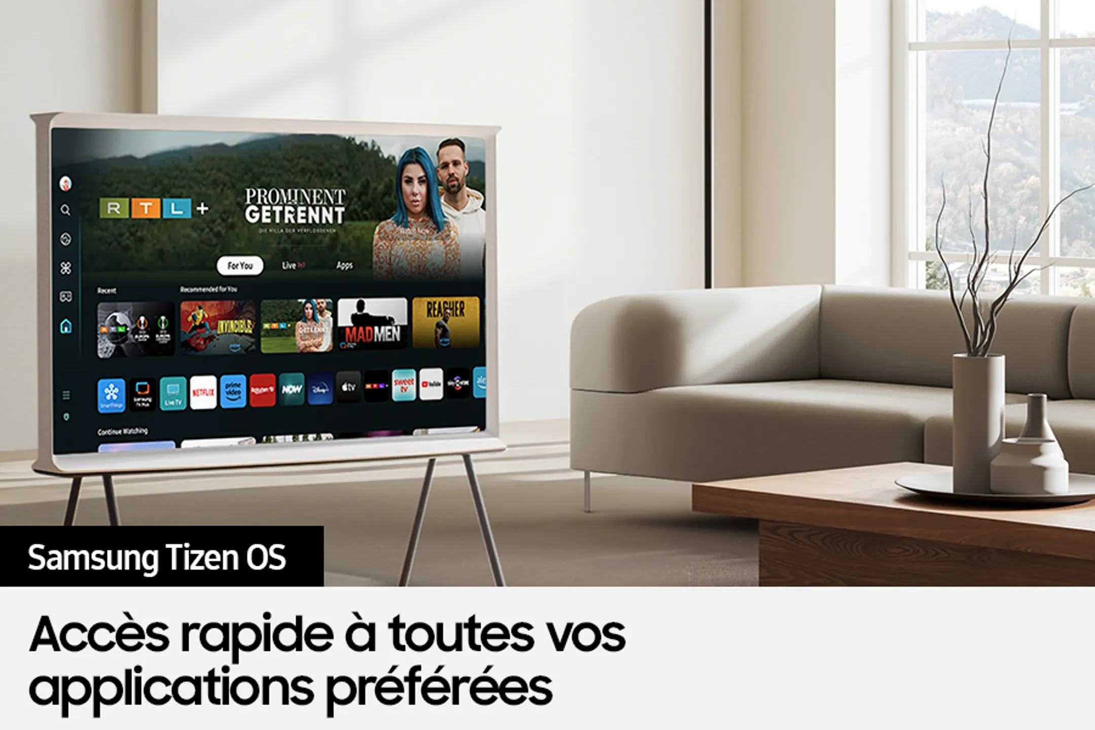 Samsung TV QLED 4K The Serif QE65LS01D (2024) - 65 pouces image