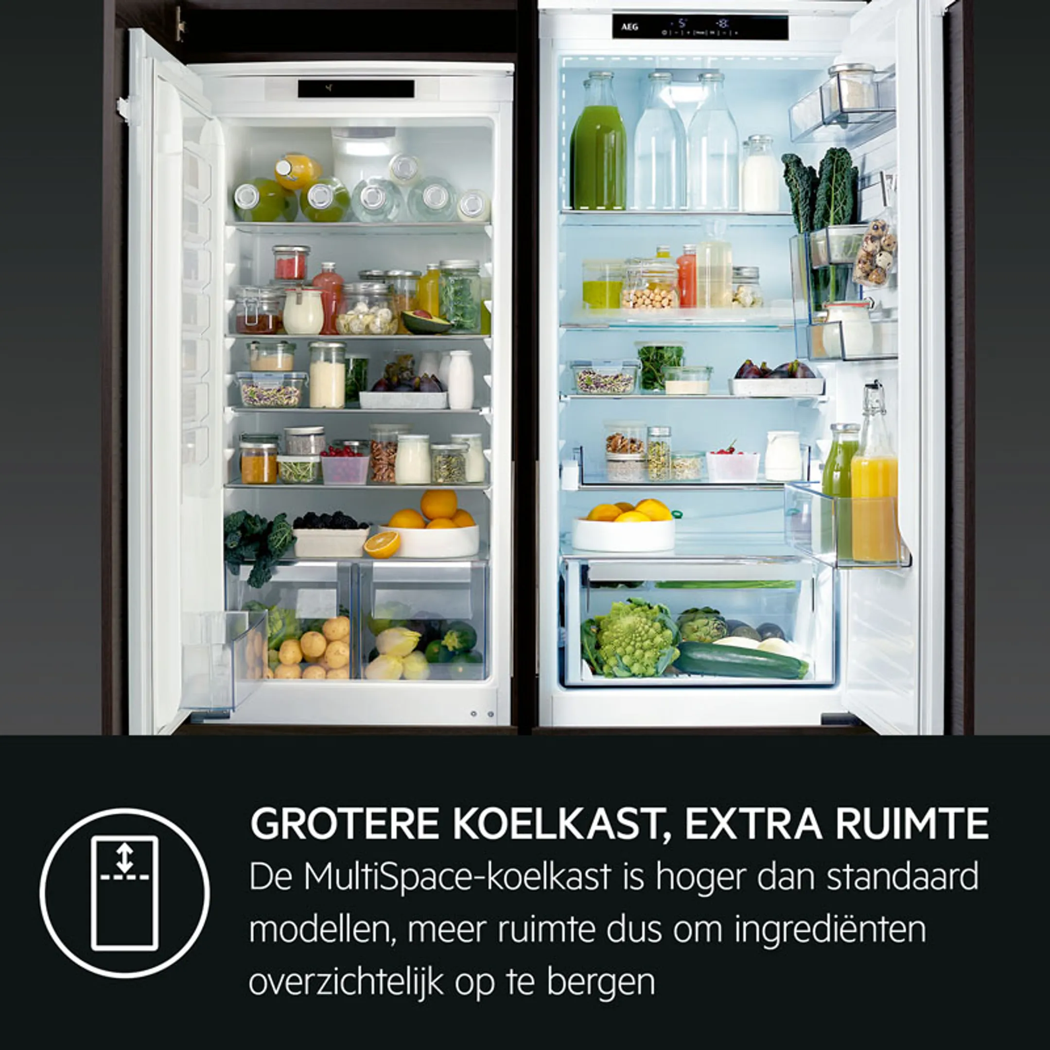 AEG Diepvries OAG7M401DW NoFrost Extra breed 70cm image