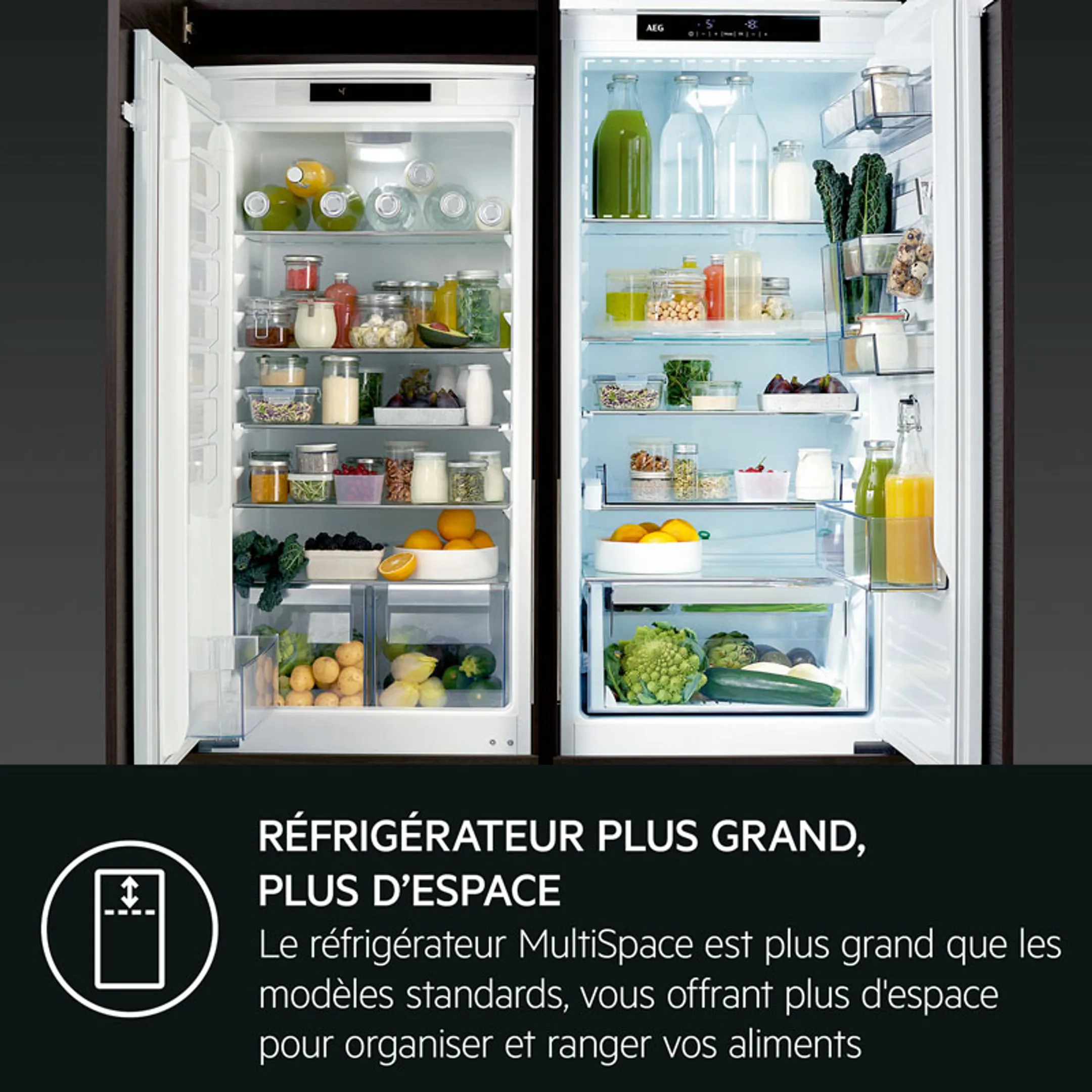 AEG Congélateur OAG7M401DW NoFrost Extra large 70cm image