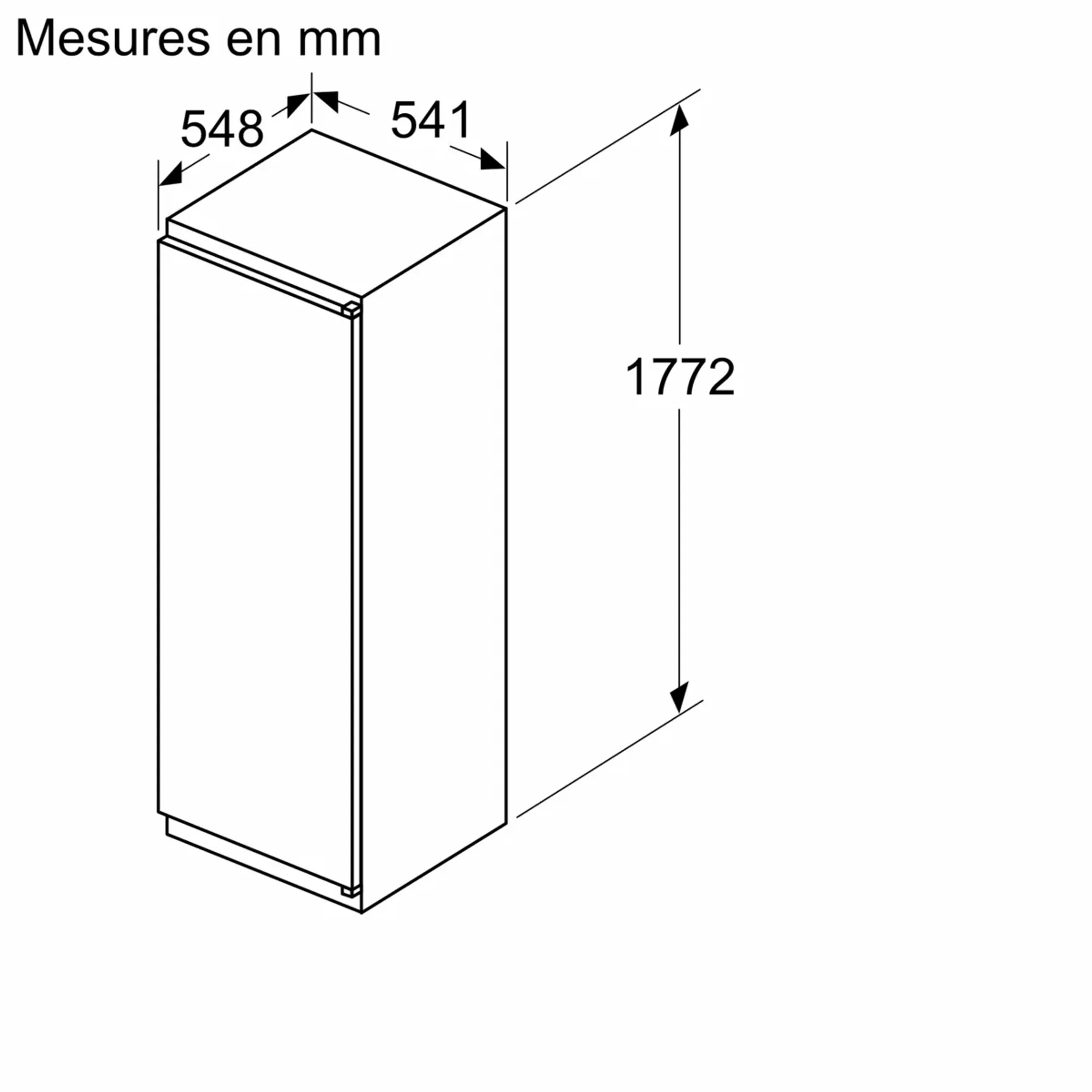 Siemens Inbouw koelkast KI81RNSE0 iQ100 Supercooling 177 cm image