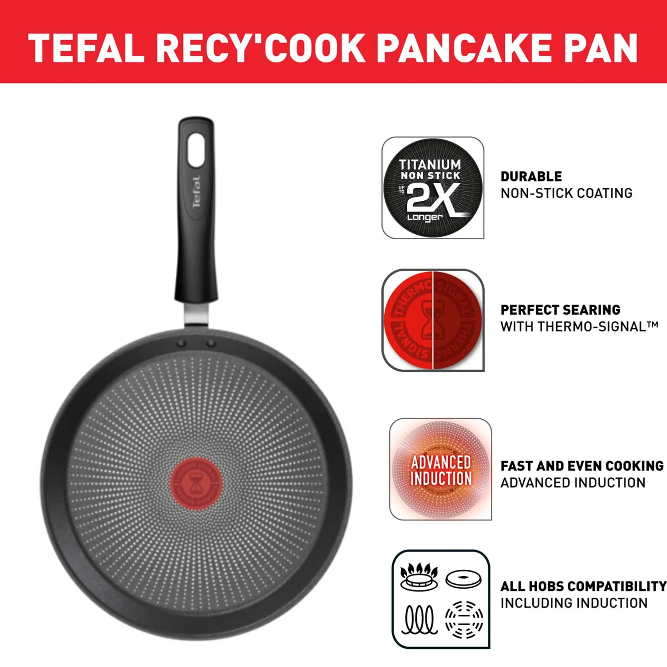 Tefal Pannenkoekenpan - Recy'Cook - Ø 25cm image