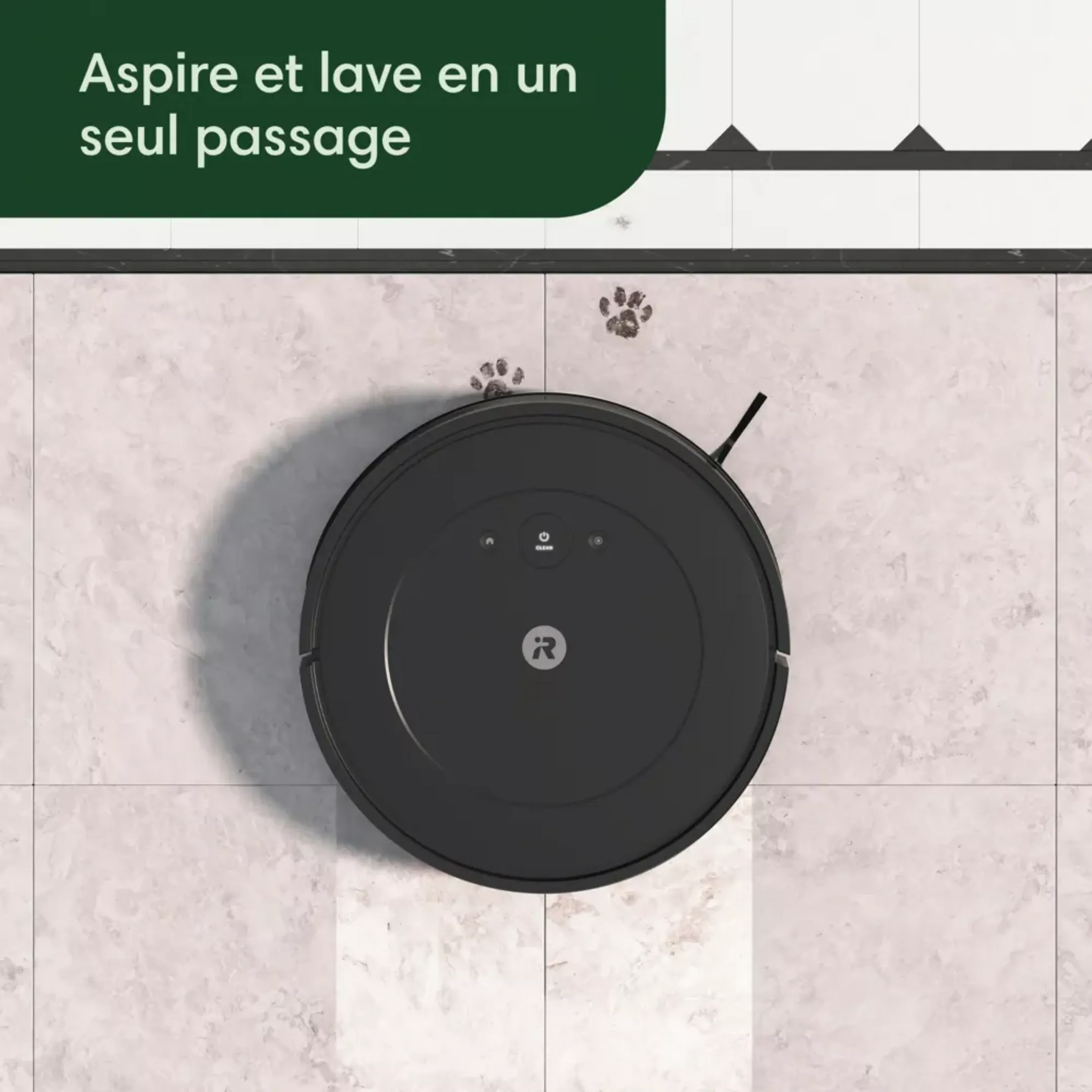 iRobot Robot Aspirateur Laveur Roomba Combo Essential Y011040 image
