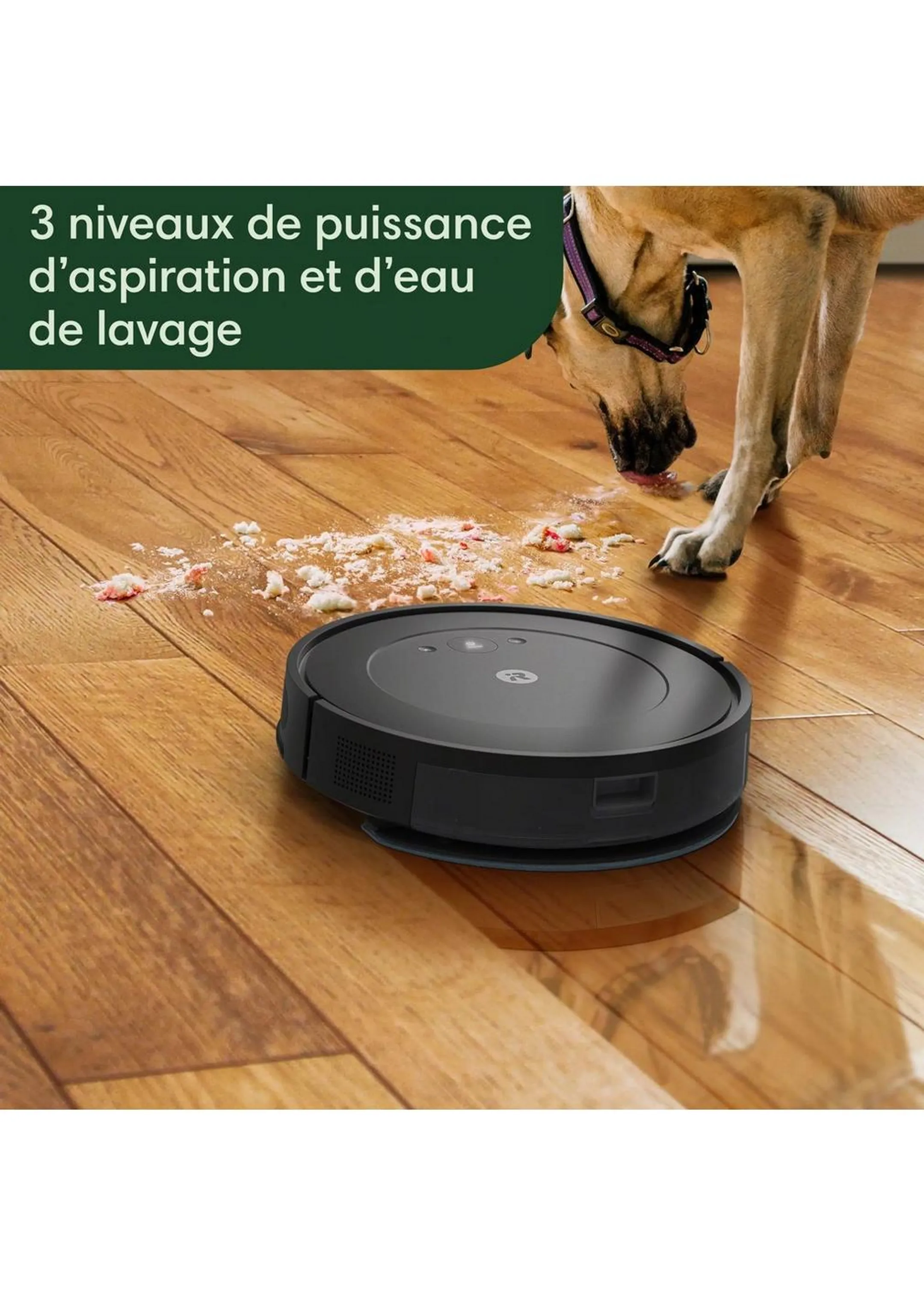 iRobot Robot Aspirateur Laveur Roomba Combo Essential Y011040 image