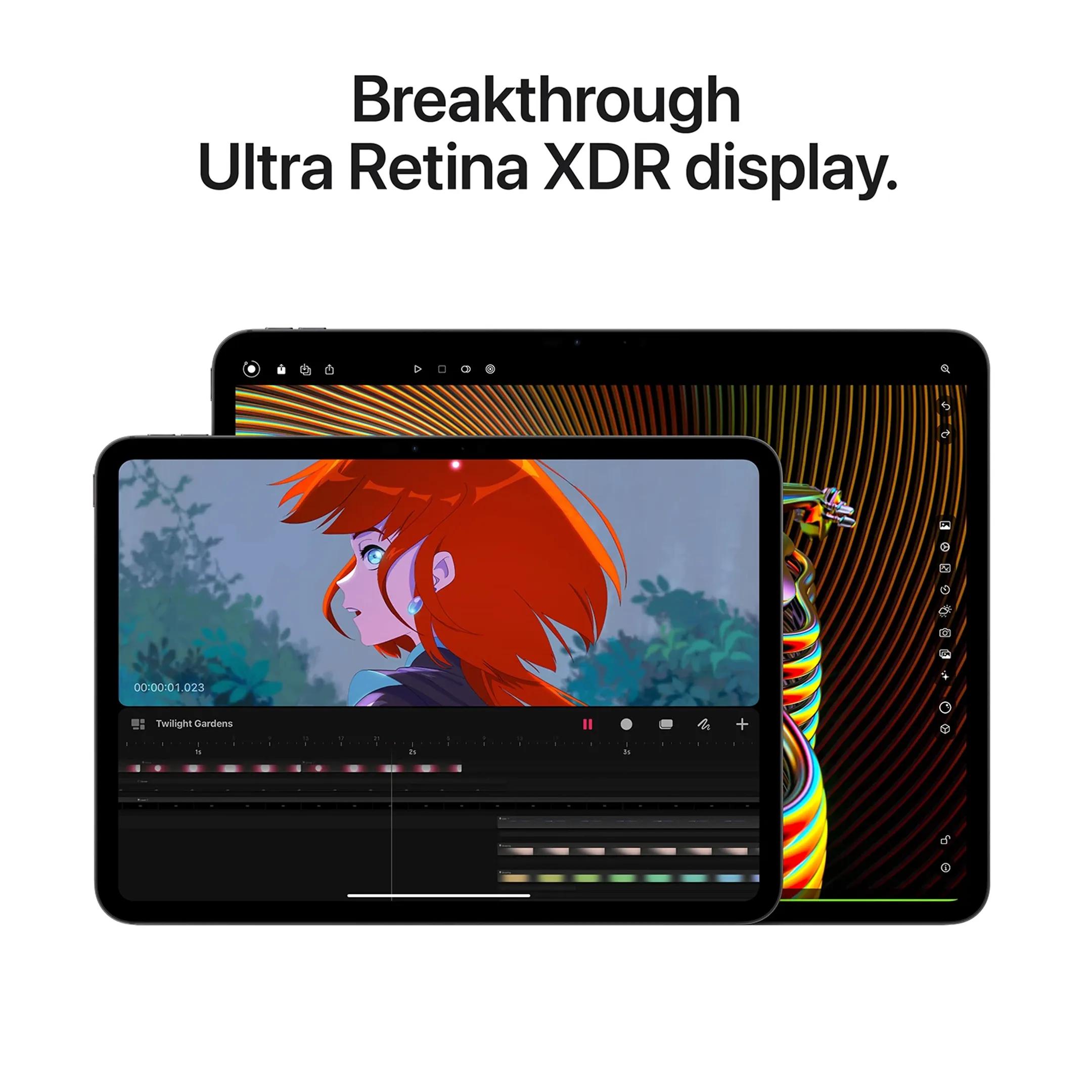Apple iPad Pro 13" M4 2TB Wifi+5G Spacezwart image