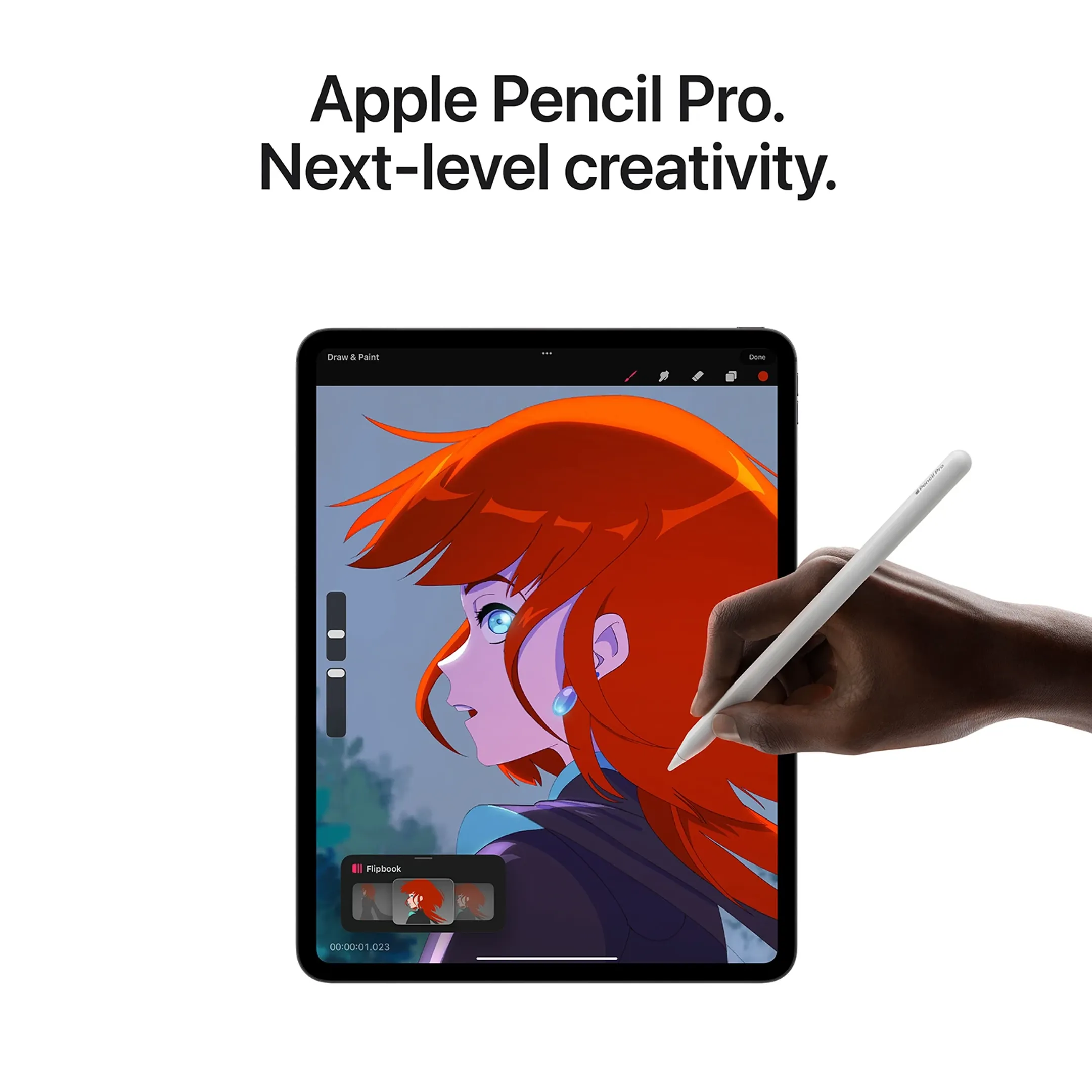 Apple iPad Pro 13" M4 2TB Wifi+5G Spacezwart image