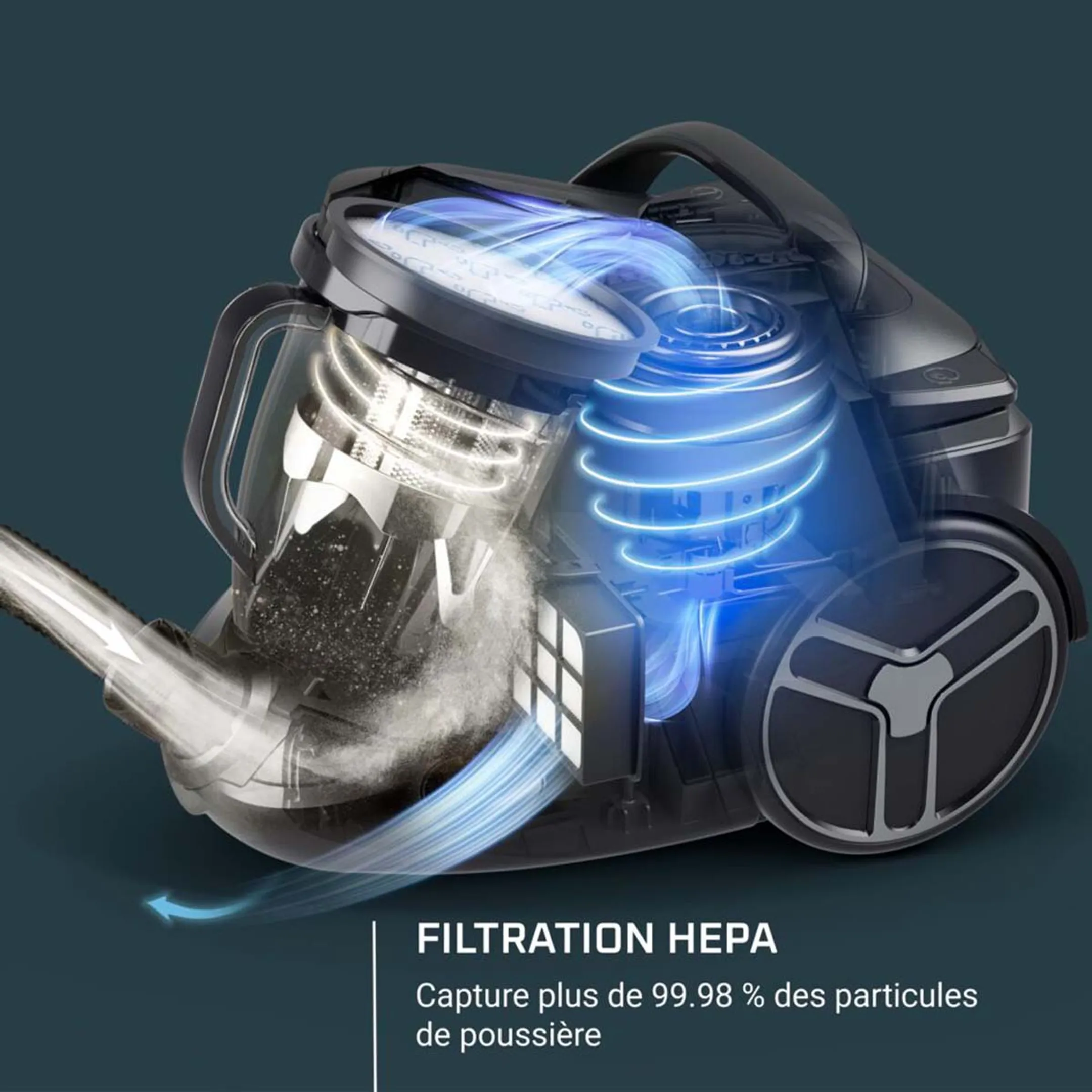 Rowenta Aspirateur sans sac Silence Force Cyclonic Effitech Animal Care, RO7941EA image