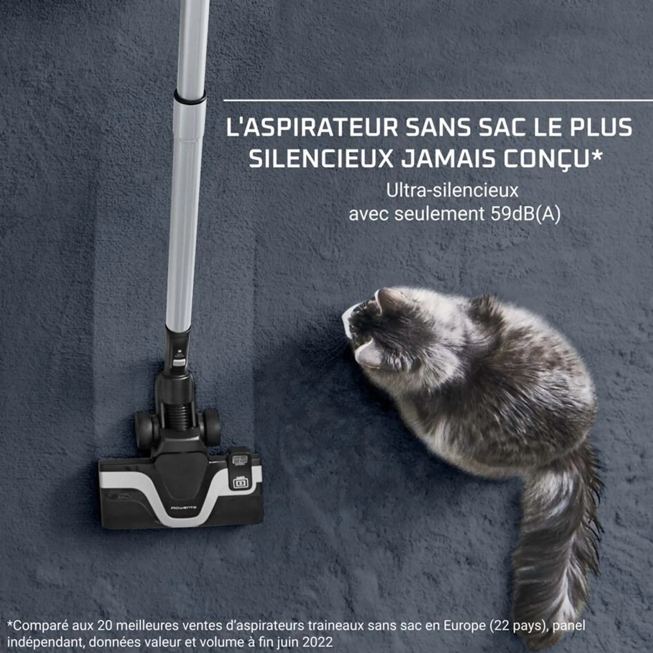 Rowenta Aspirateur sans sac Silence Force Cyclonic Effitech Animal Care, RO7941EA image