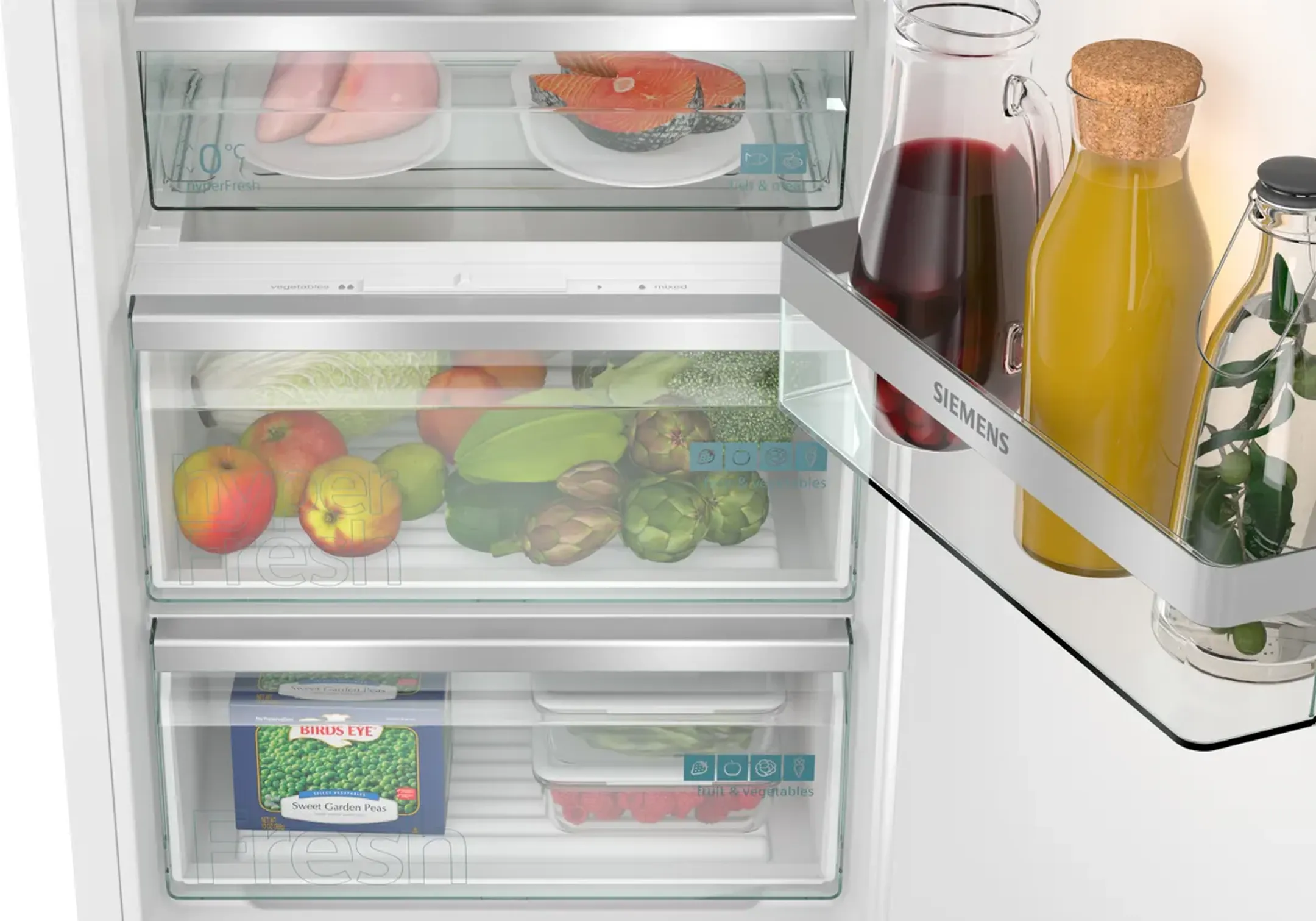 Siemens Inbouw koelkast KI81RADD0 iQ500 hyperFresh 177 cm image