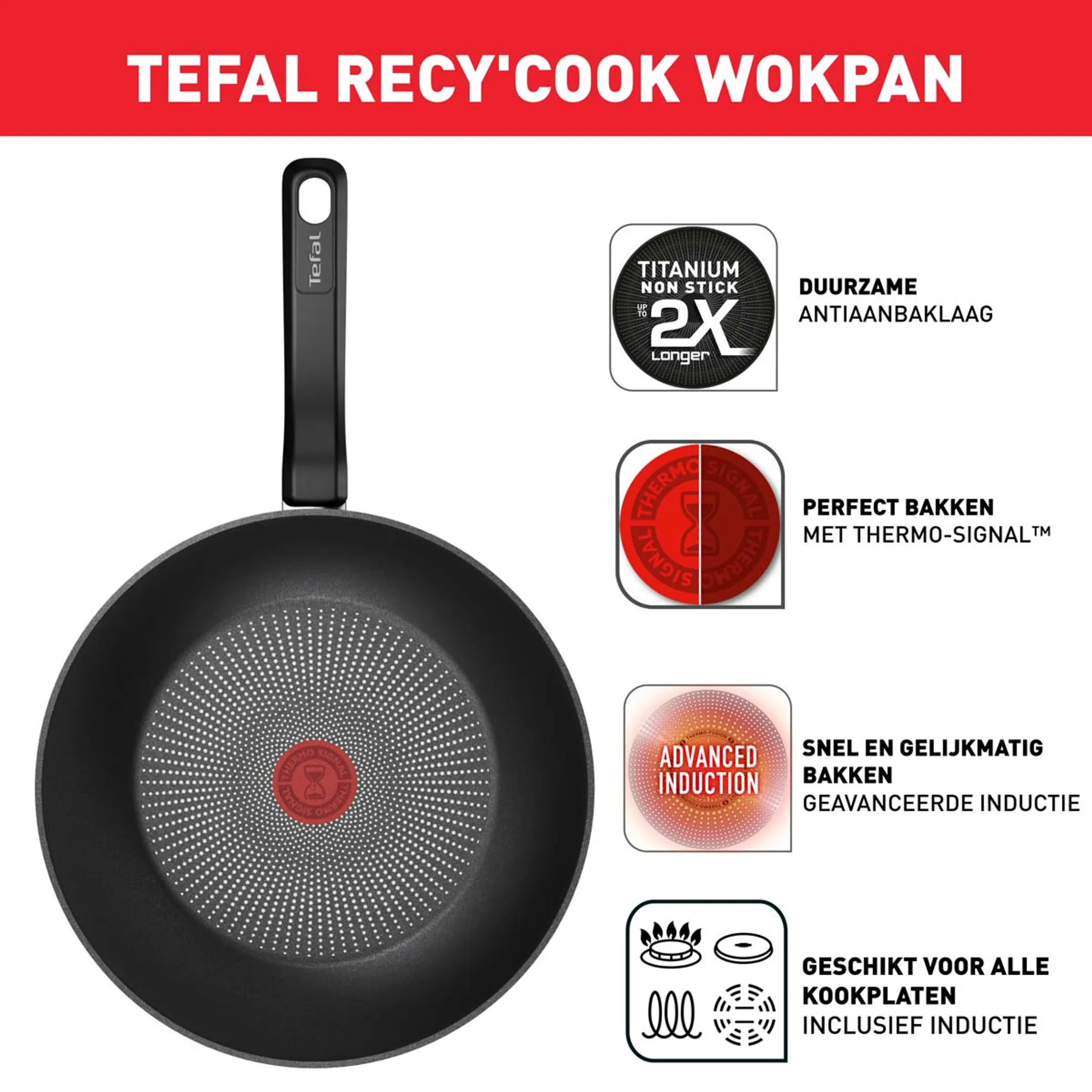 Tefal Recy'Cook Wokpan 28 cm image