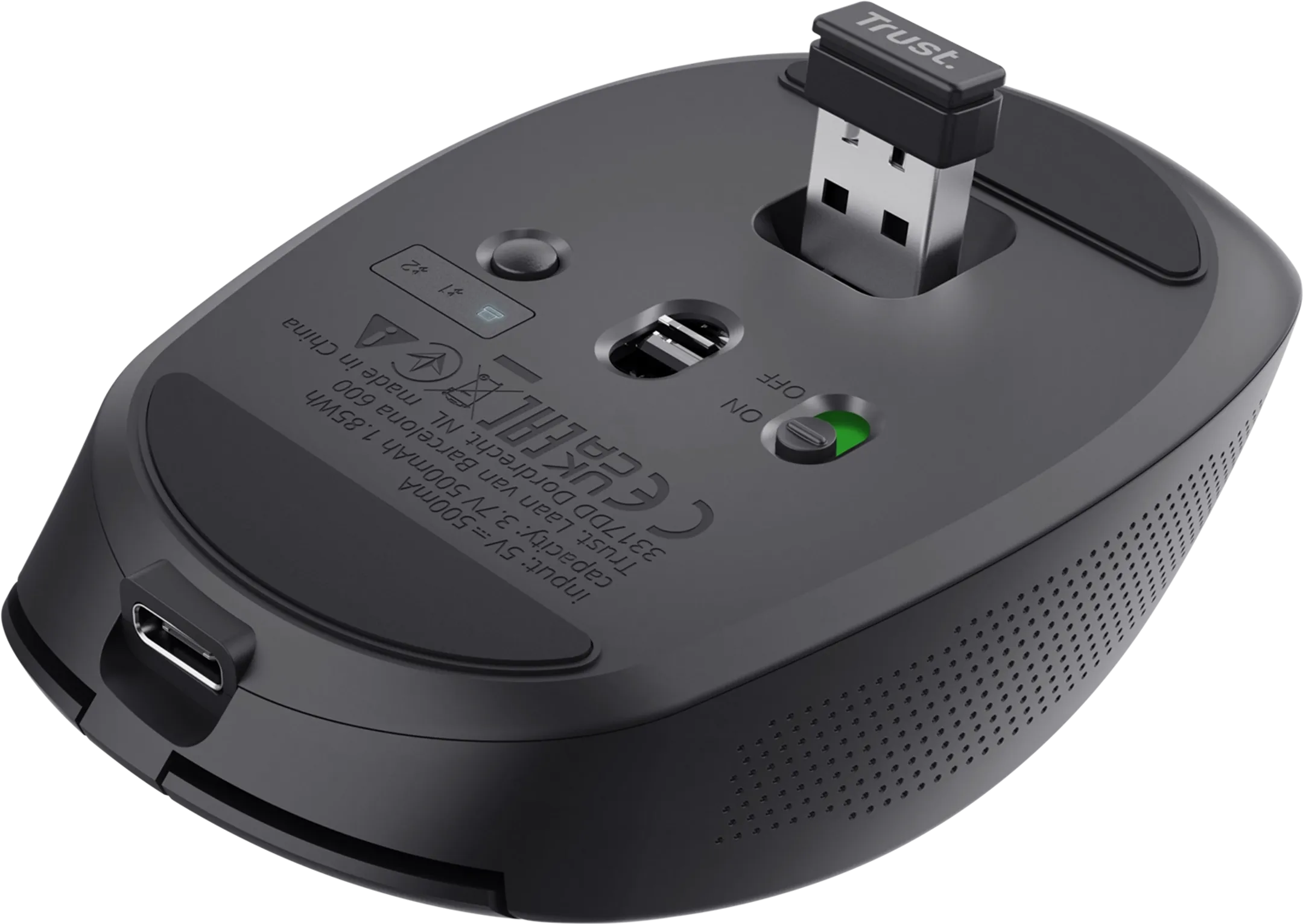 Trust Ozaa Souris sans fil compacte - Noir image