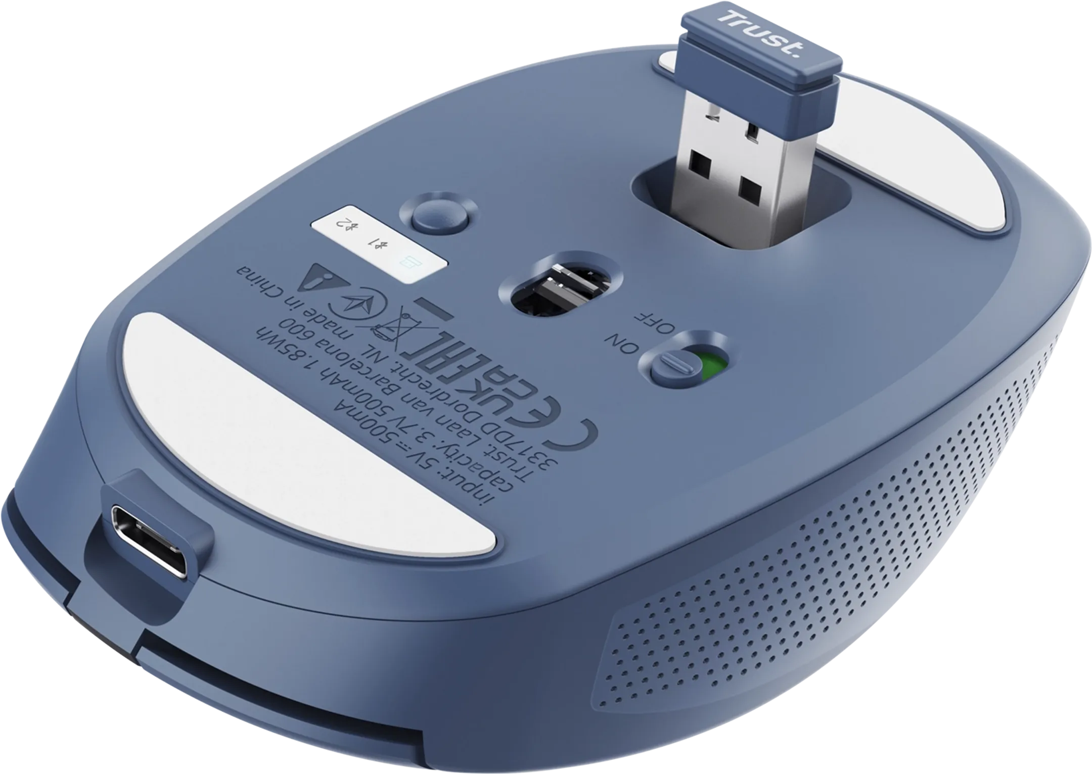 Trust Ozaa Souris sans fil compacte - Bleu image