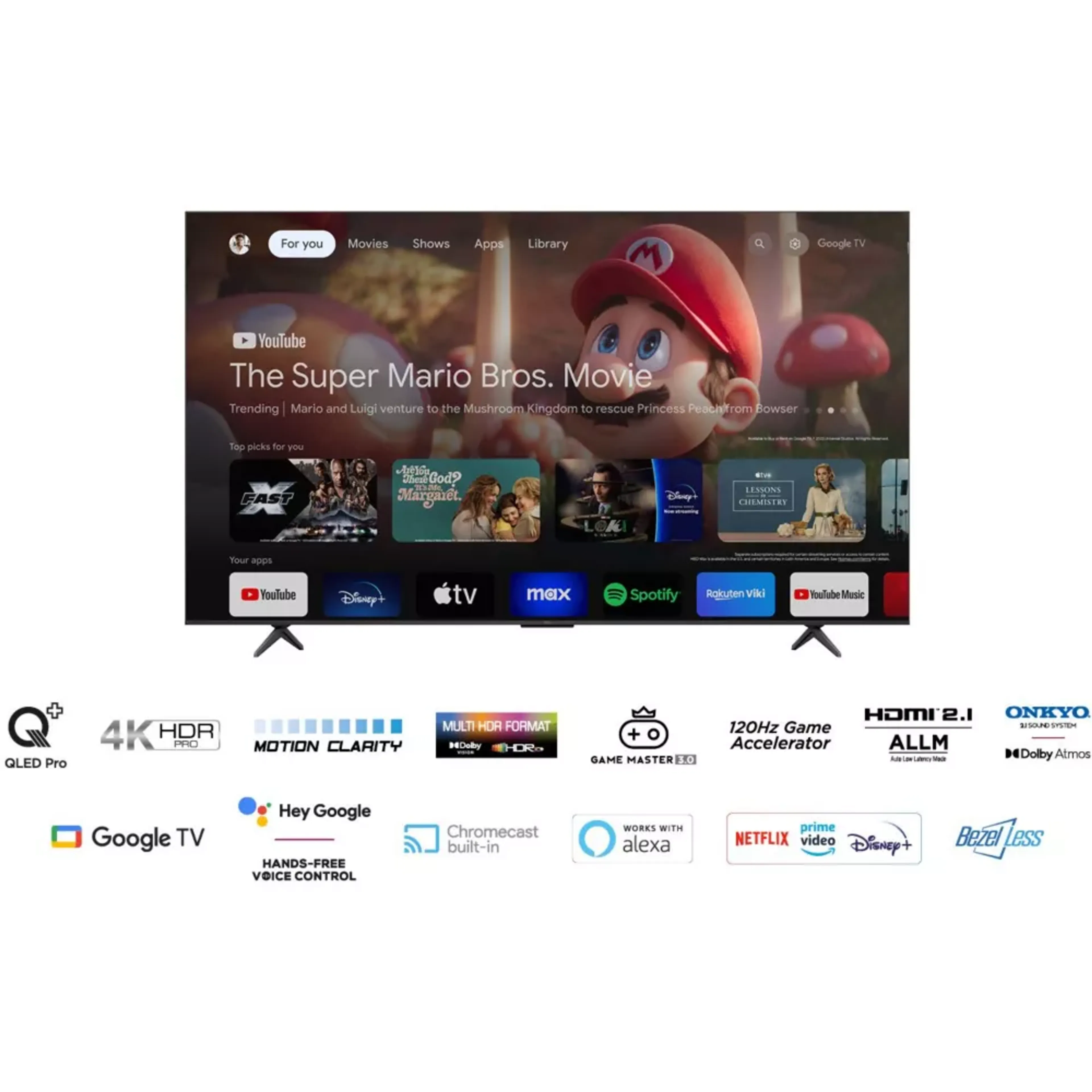 TCL TV QLED 4K 85C69B (2024) - 85 puces image