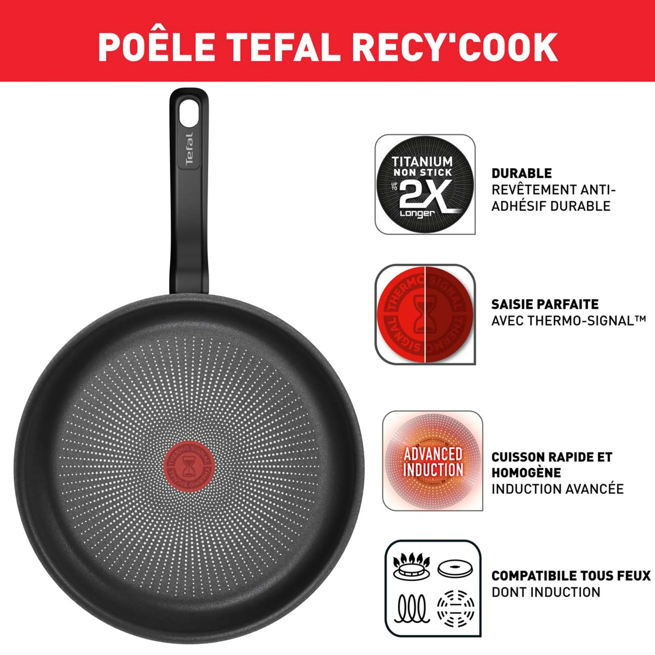 Tefal Poêle Recy'Cook Ø 28 cm image