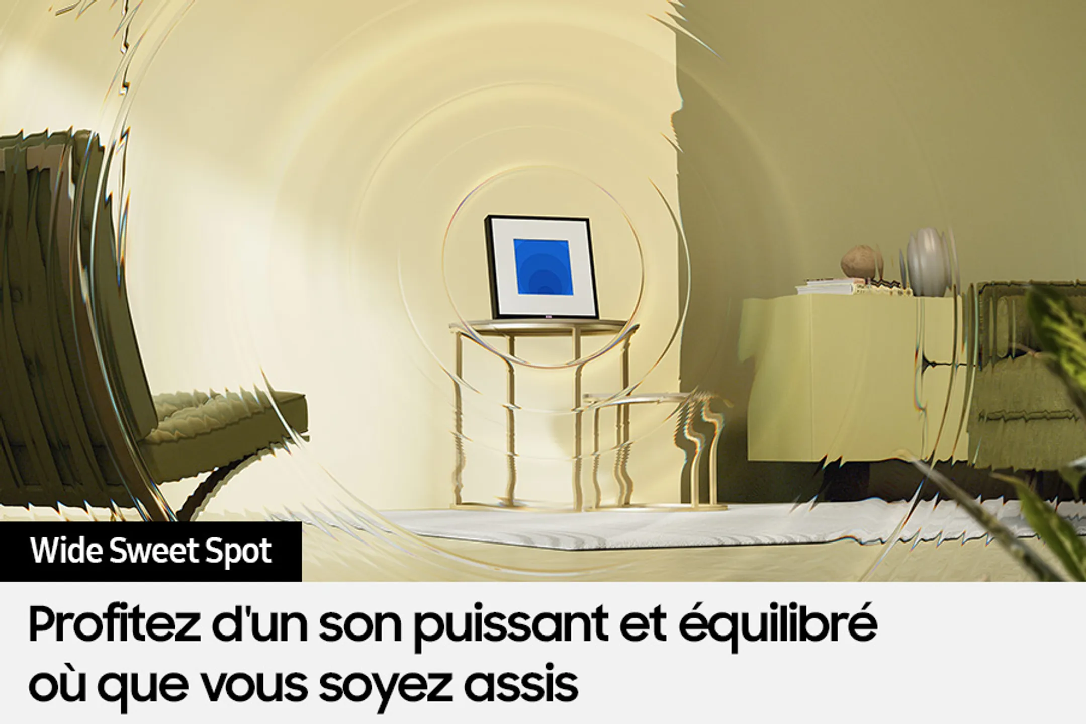 Samsung Enceinte sans fil Music Frame HW-LS60D/XN - 2.0 canaux image