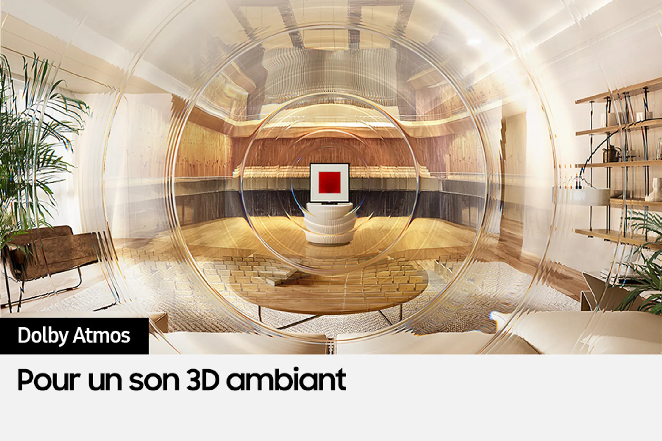 Samsung Enceinte sans fil Music Frame HW-LS60D/XN - 2.0 canaux image