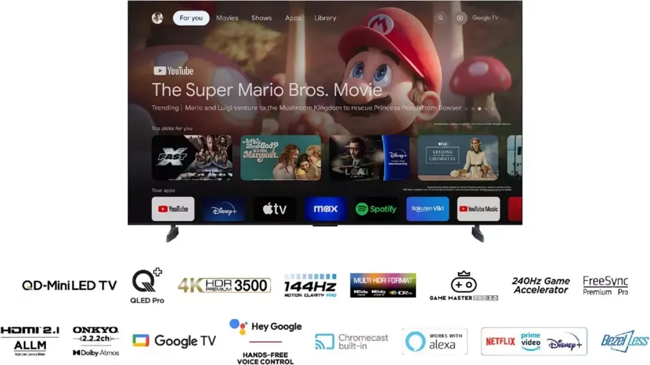 TCL TV MiniLED 4K 85C89B (2024) - 85 poouces image