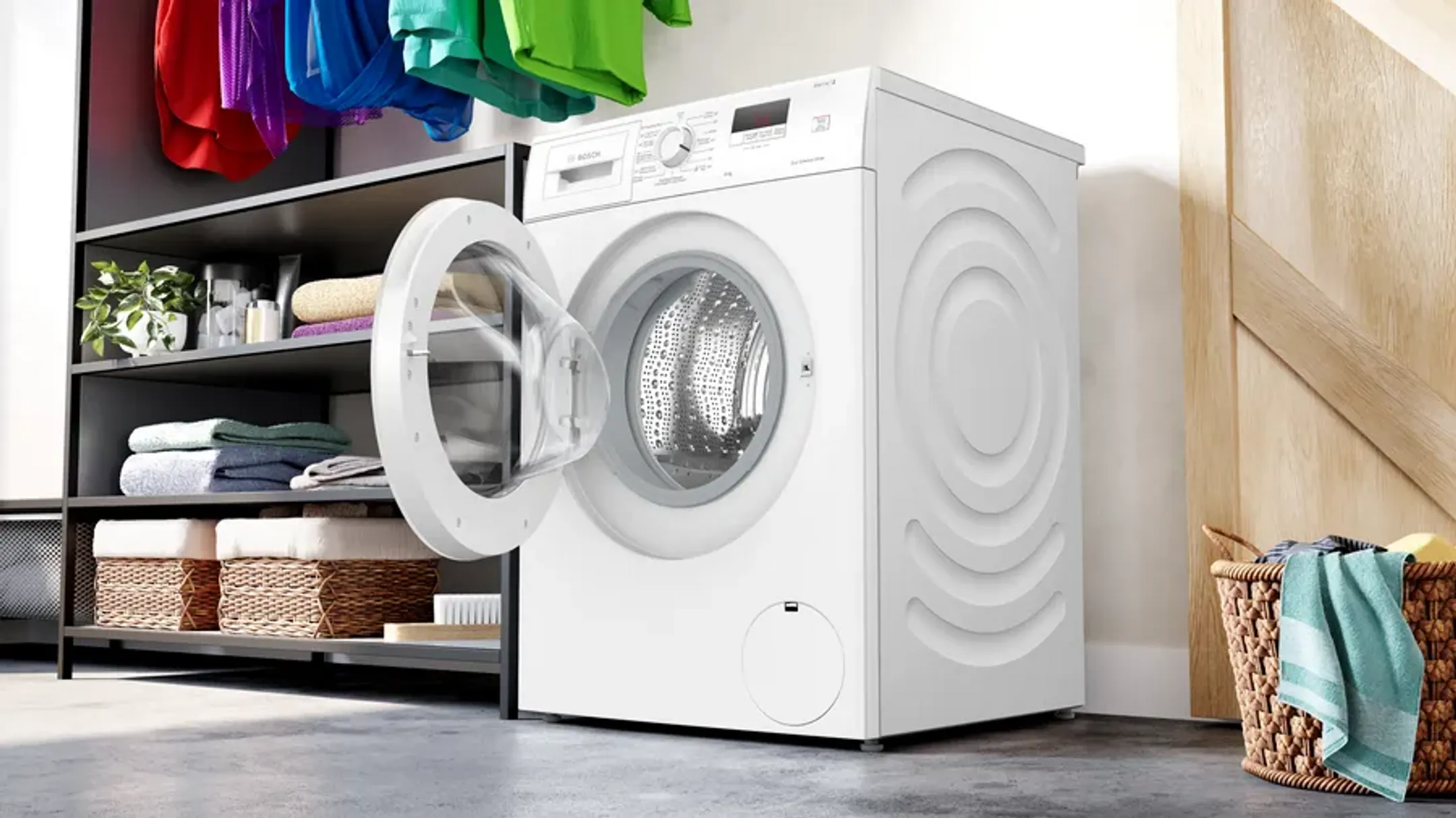 Bosch Wasmachine WGE03400FG Serie 2 SpeedPerfect 8 kg image