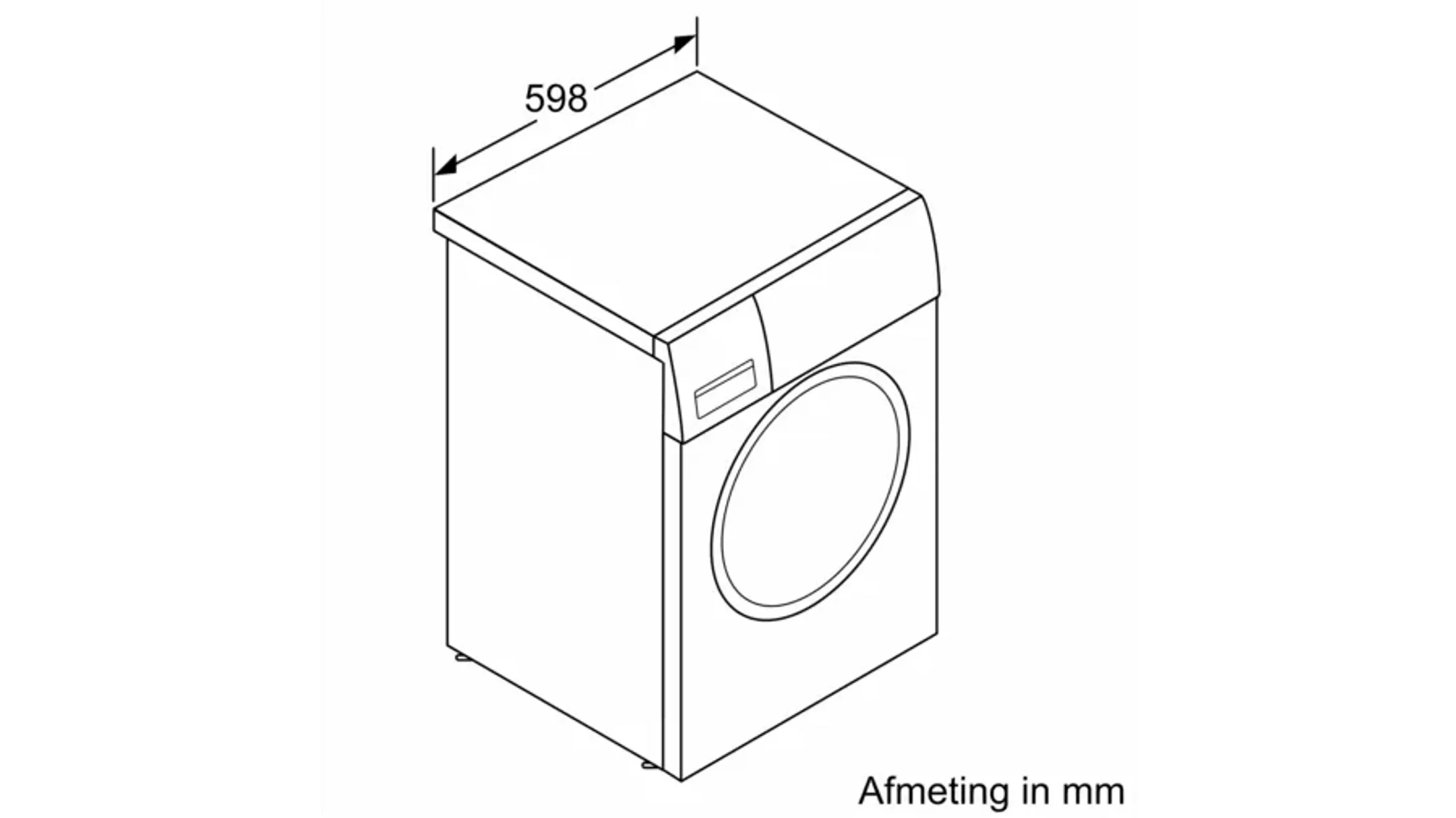 Bosch Wasmachine WGE03400FG Serie 2 SpeedPerfect 8 kg image