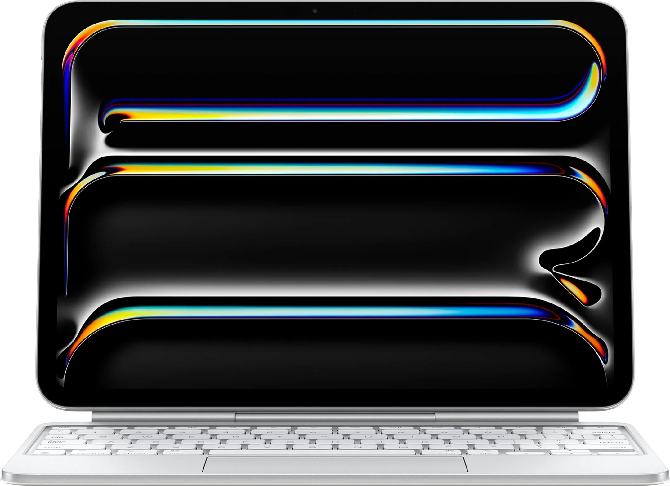 Apple Magic Keyboard pour iPad Pro (M4 & M5) 11" AZERTY Blanc image