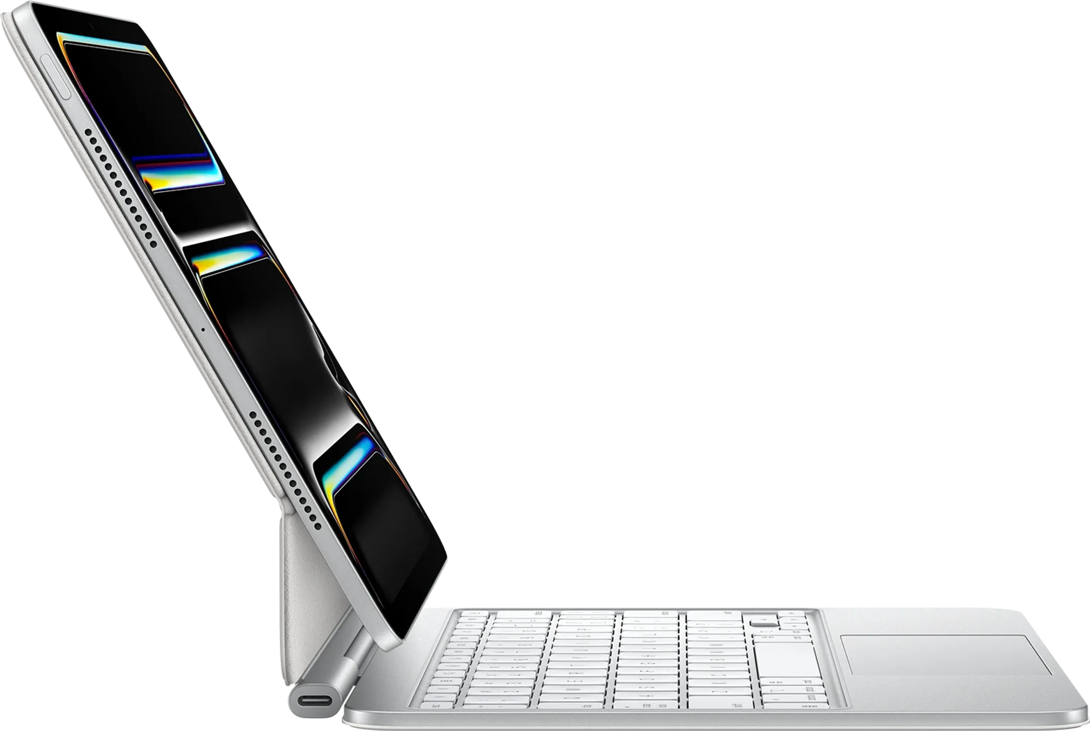 Apple Magic Keyboard pour iPad Pro (M4 & M5) 11" AZERTY Blanc image