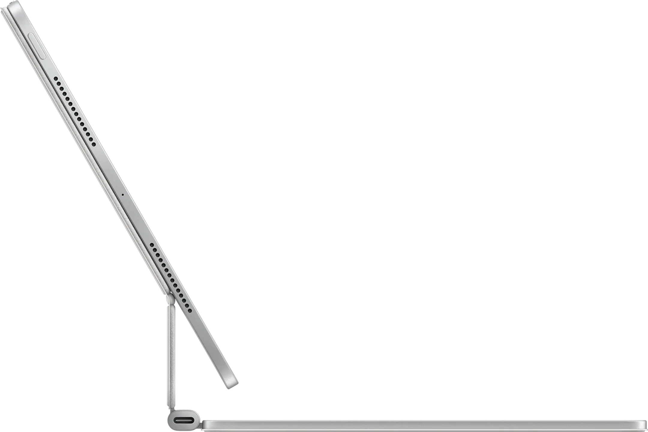 Apple Magic Keyboard pour iPad Pro (M4 & M5) 11" AZERTY Blanc image