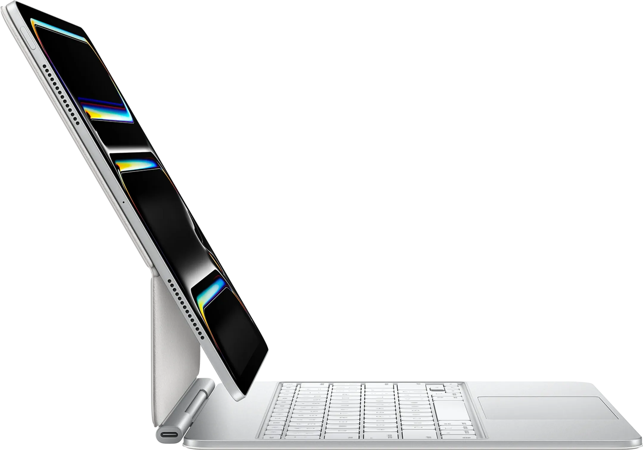 Apple Magic Keyboard pour iPad Pro (M4 & M5) 13" AZERTY Blanc image