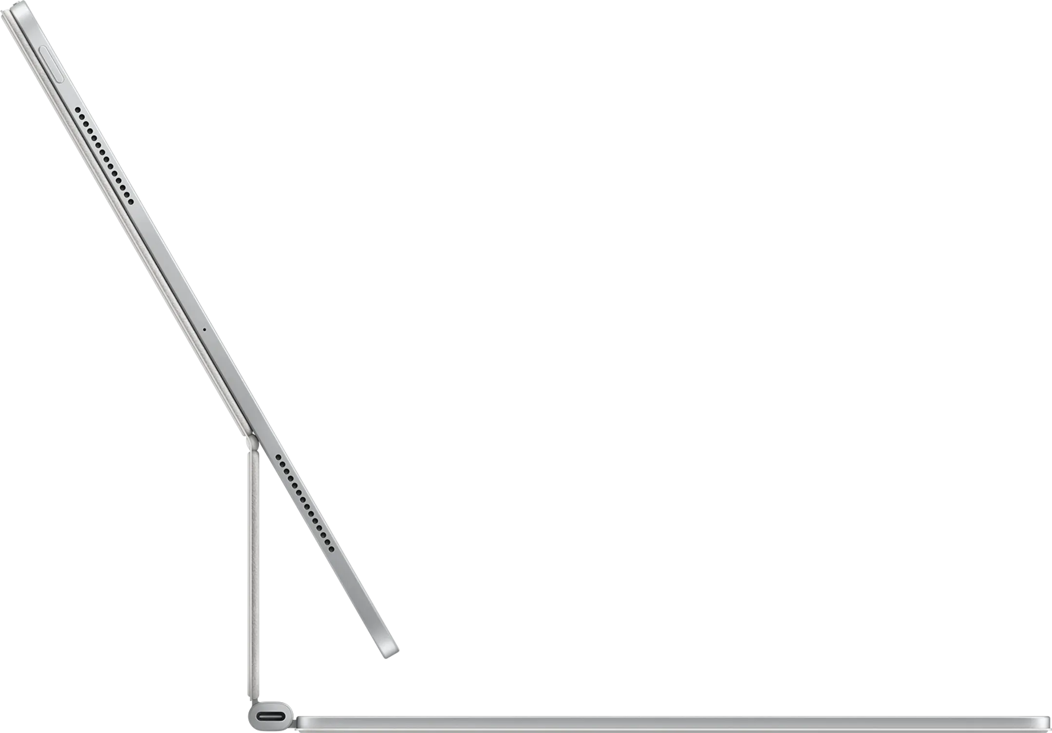 Apple Magic Keyboard pour iPad Pro (M4 & M5) 13" AZERTY Blanc image