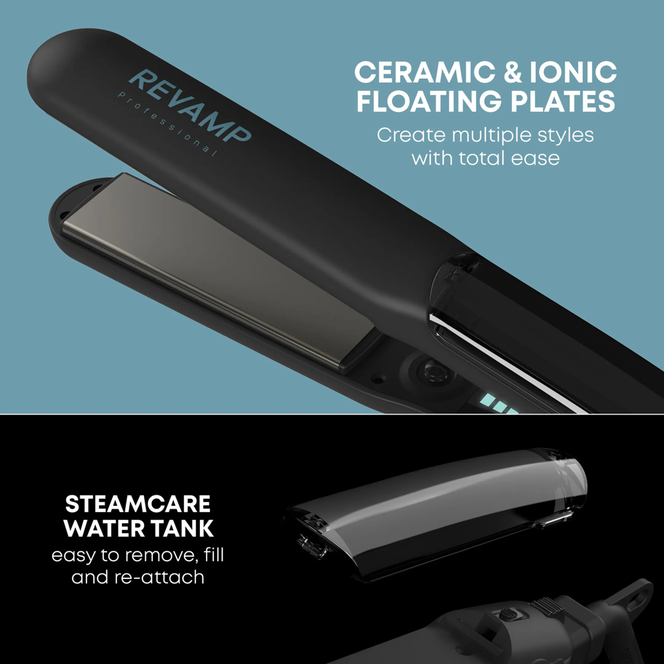 Revamp Lisseur Progloss Steamcare Ceramic ST-1600 image