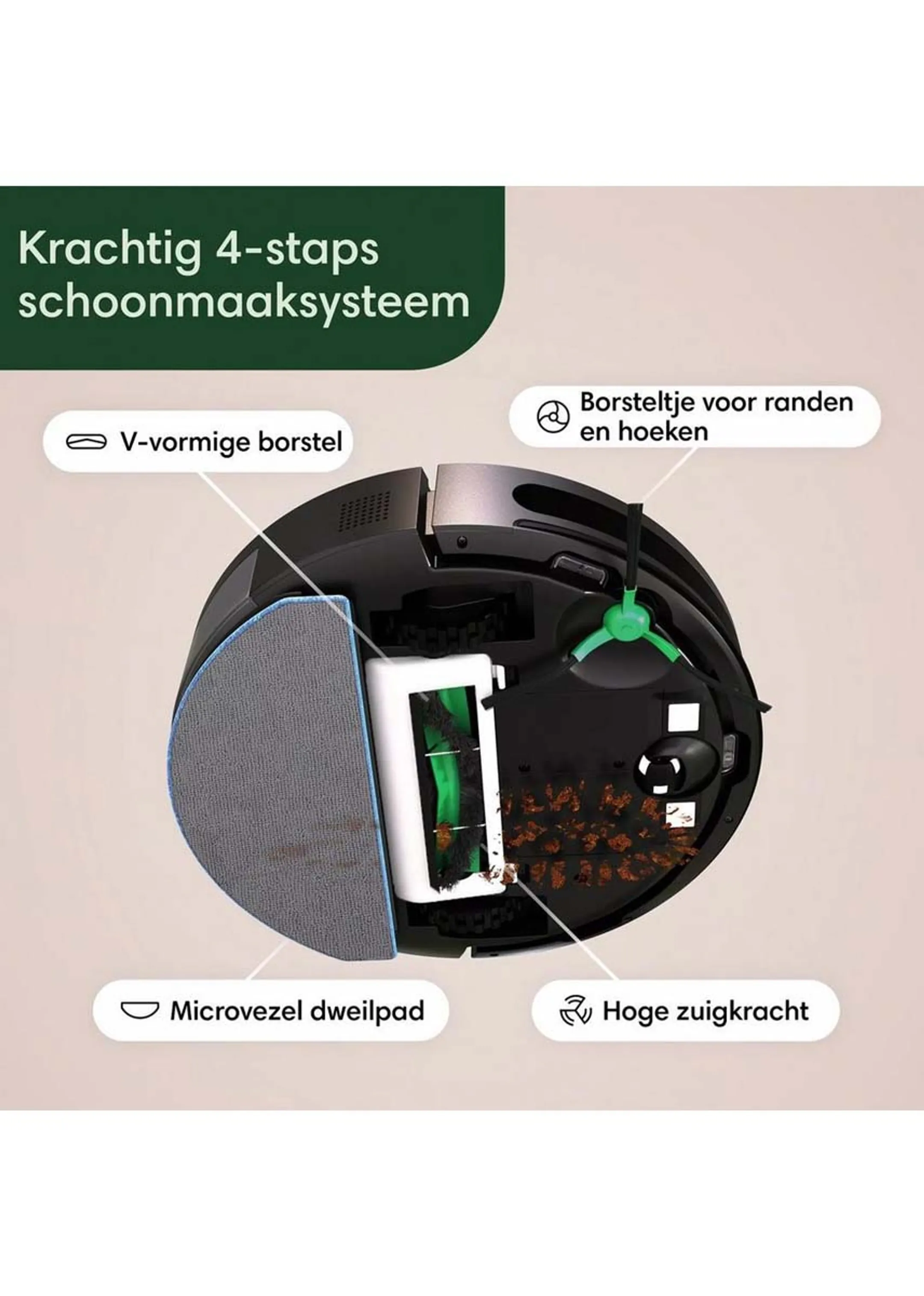 iRobot  Robotstofzuiger en dweilrobot Roomba Combo Essential Y011040 image