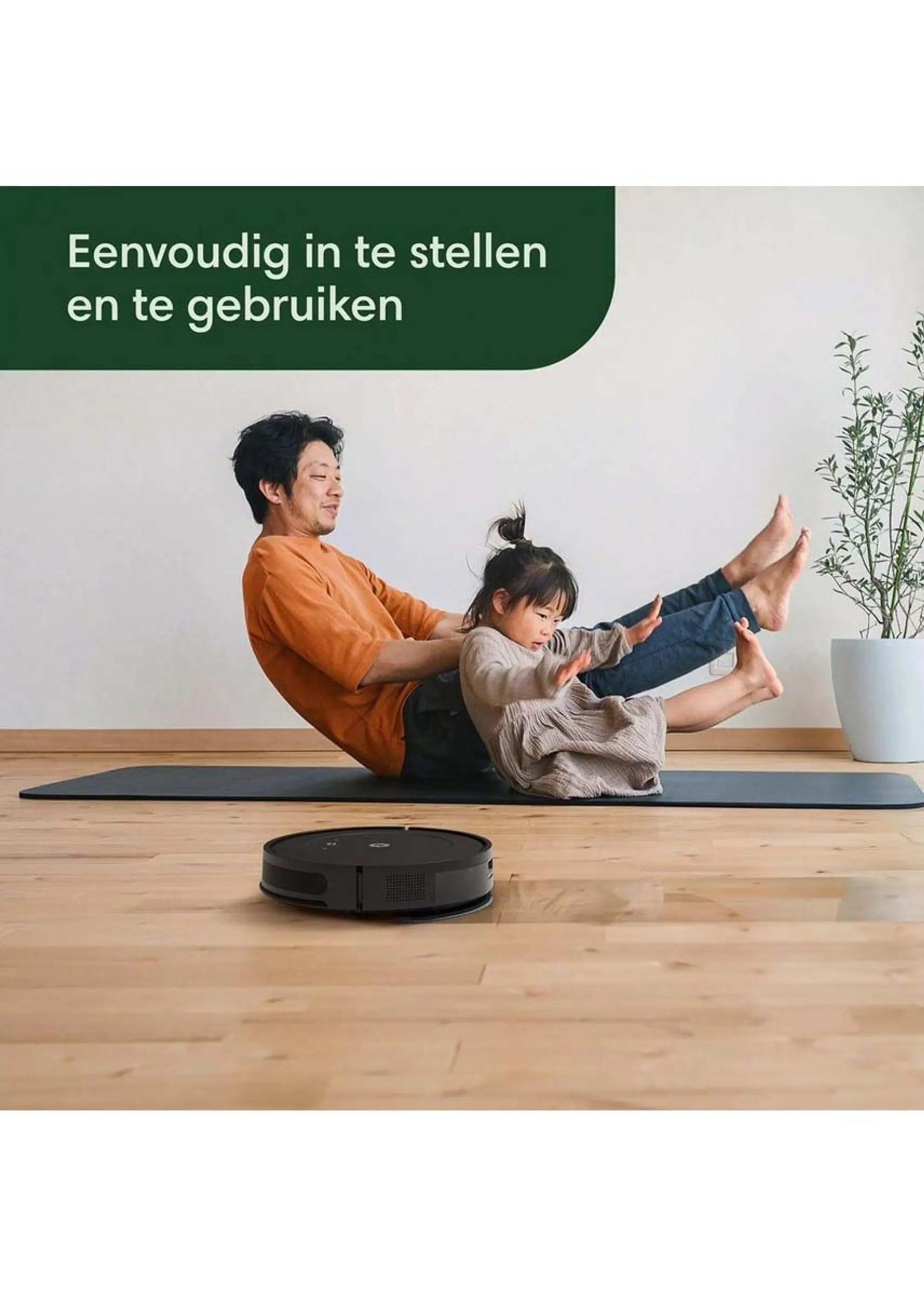 iRobot  Robotstofzuiger en dweilrobot Roomba Combo Essential Y011040 image