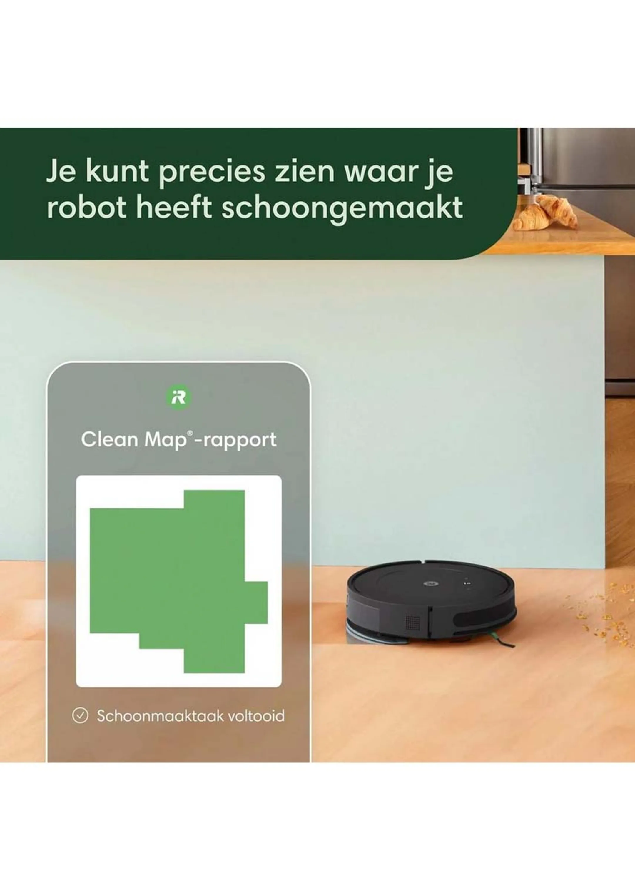 iRobot  Robotstofzuiger en dweilrobot Roomba Combo Essential Y011040 image