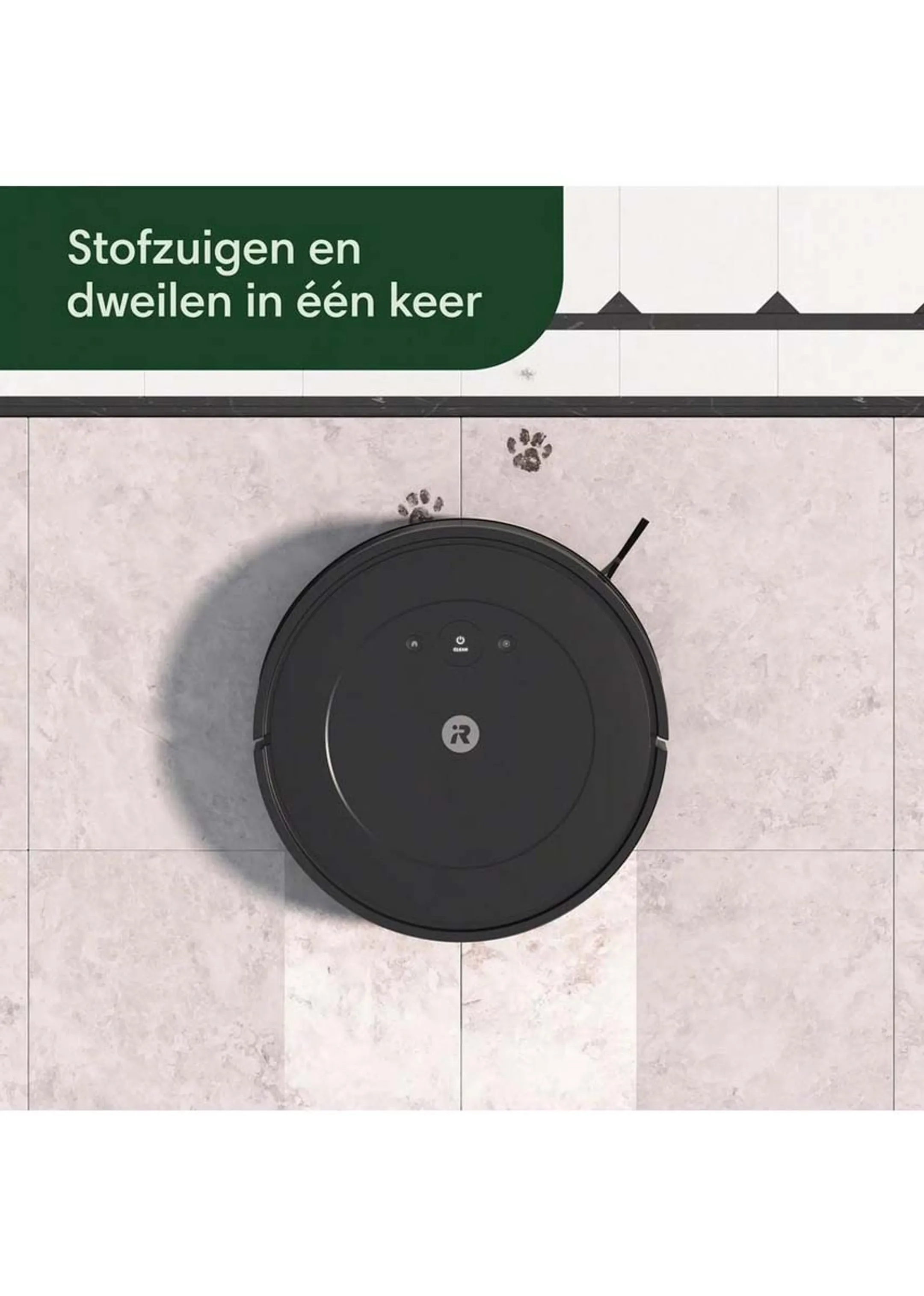 iRobot  Robotstofzuiger en dweilrobot Roomba Combo Essential Y011040 image