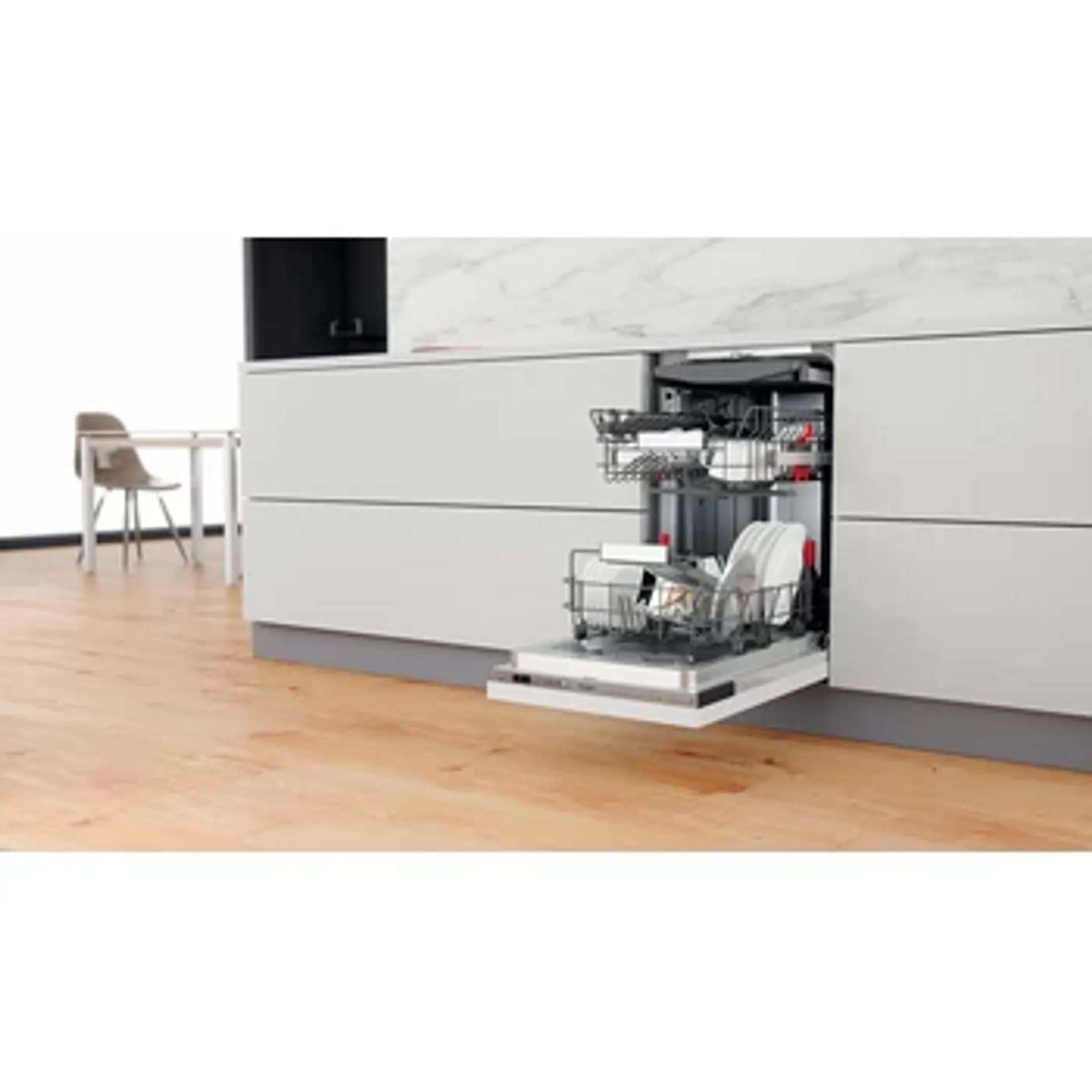 Whirlpool Inbouw vaatwasser WSIO 3O34 PFE X image