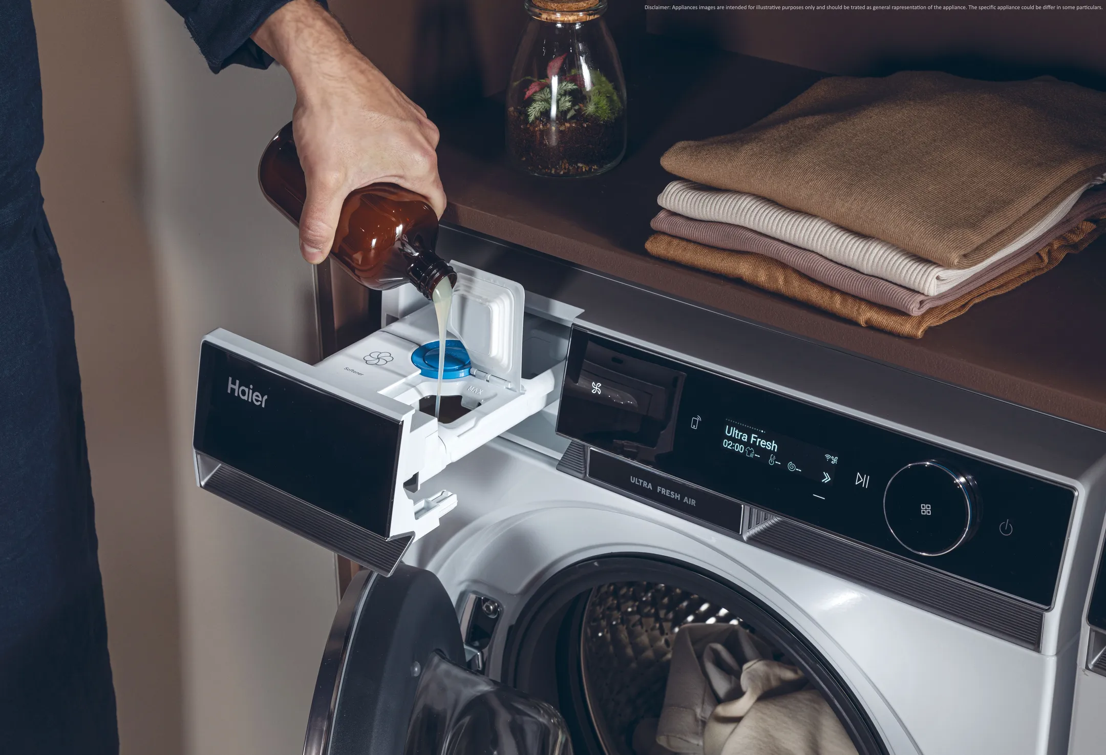 Haier Machine à laver HW110-BD14397U1S Ultrafresh Connected image