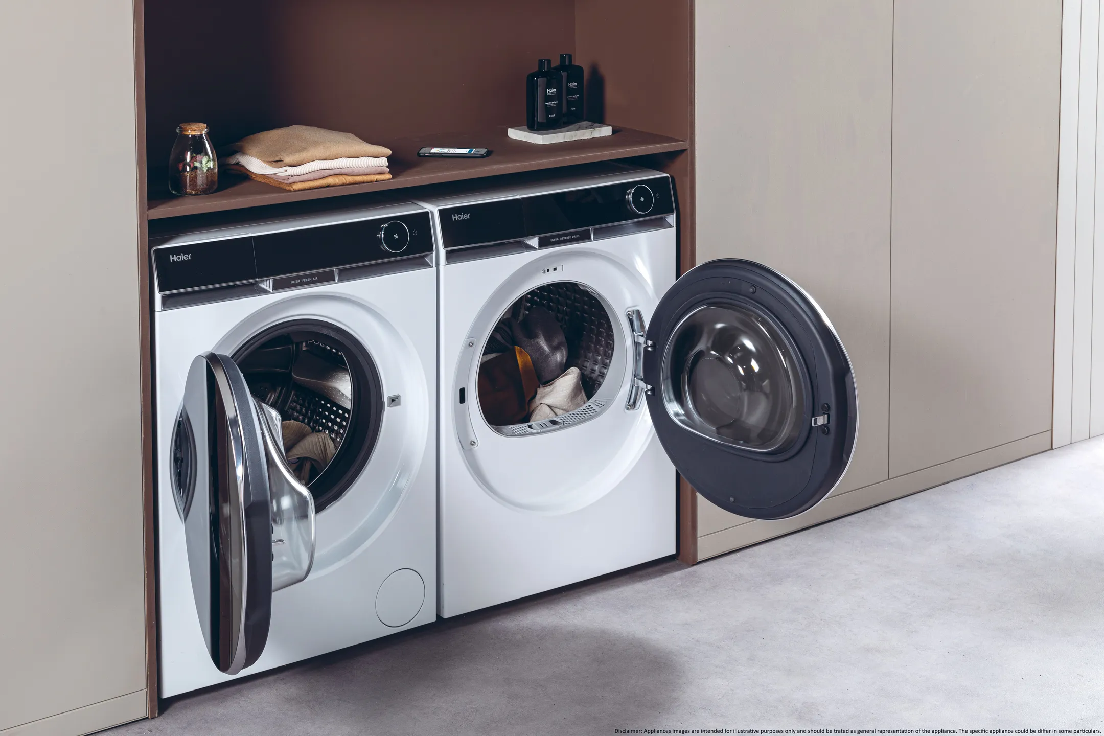 Haier Machine à laver HW110-BD14397U1S Ultrafresh Connected image