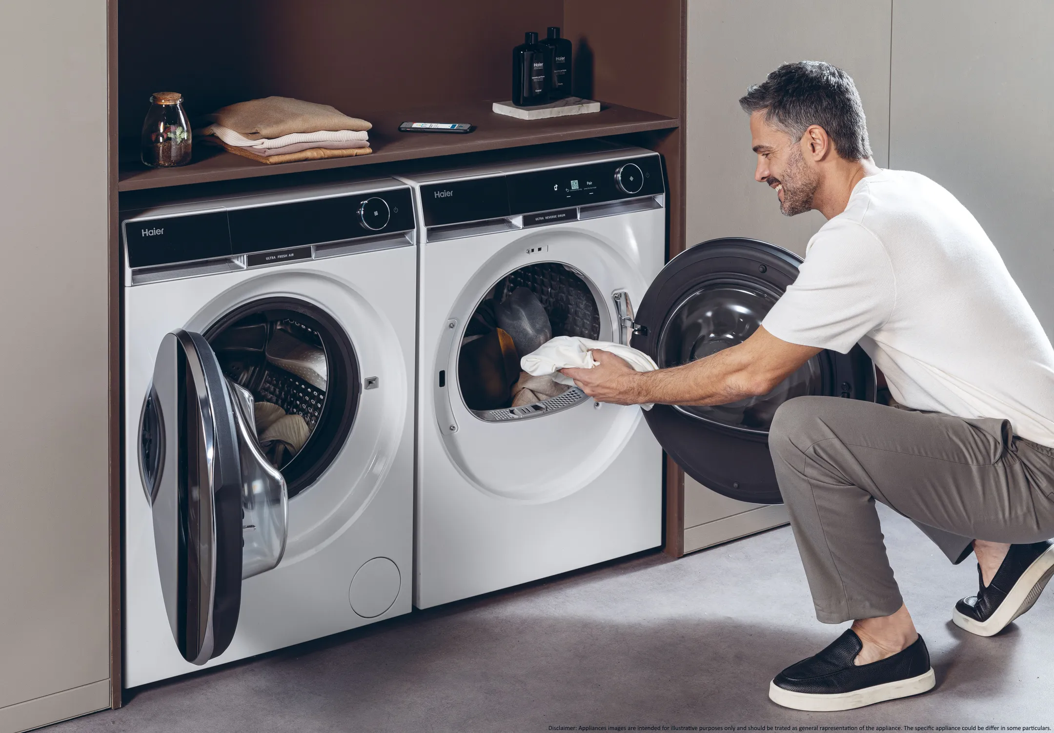 Haier Machine à laver HW110-BD14397U1S Ultrafresh Connected image