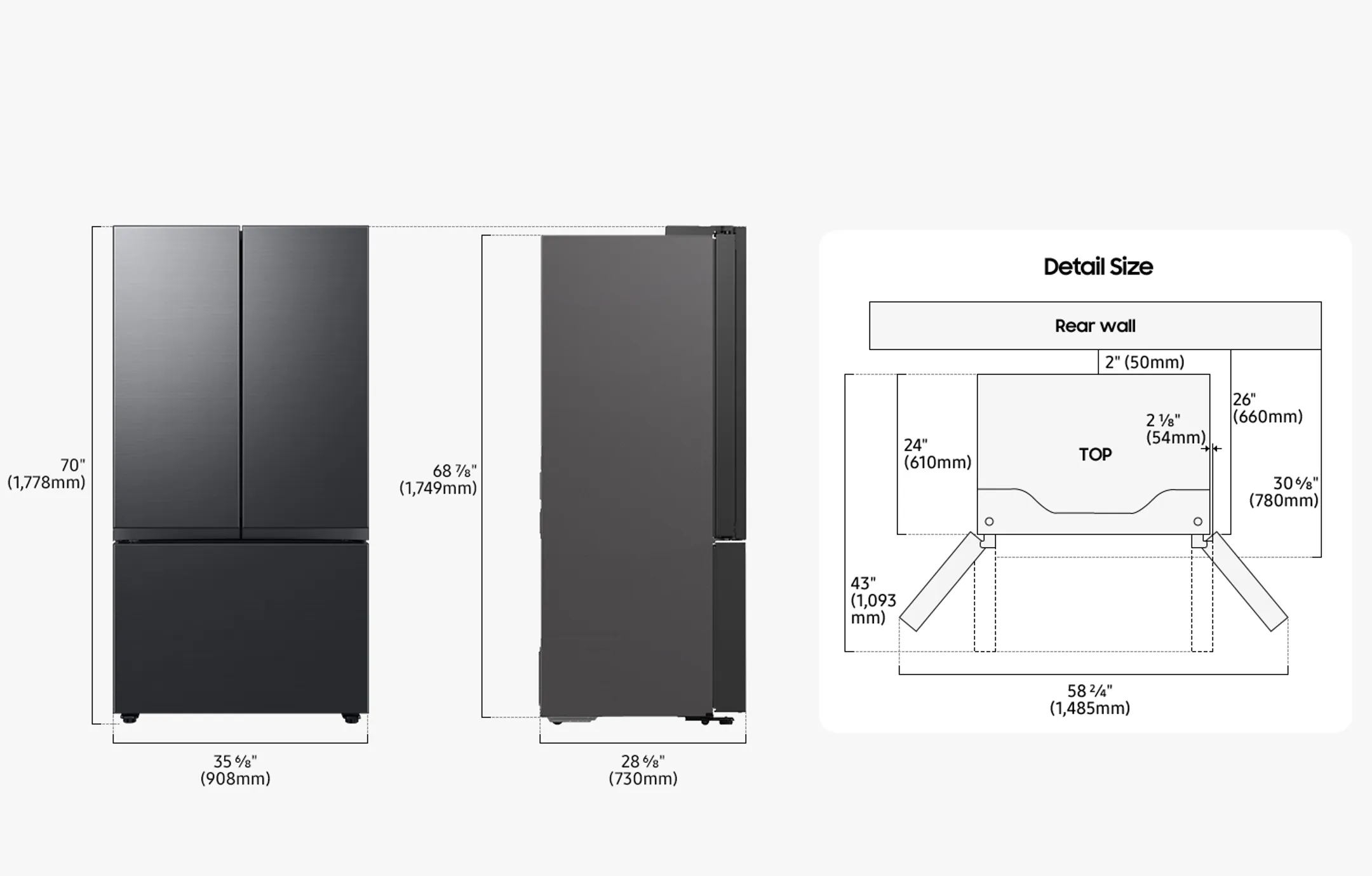 Samsung Frigo américain RF24BB620ES9EF image