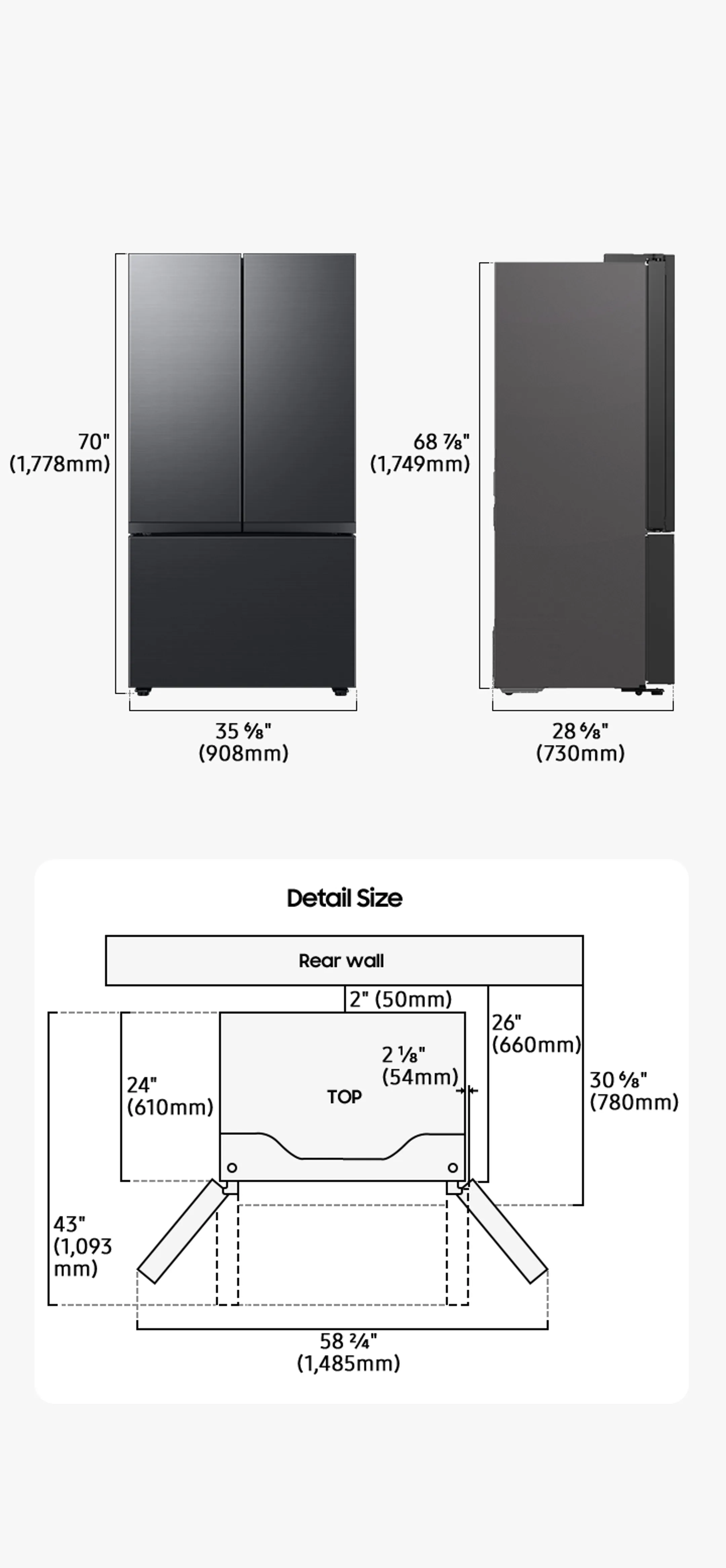 Samsung Frigo américain RF24BB620ES9EF image