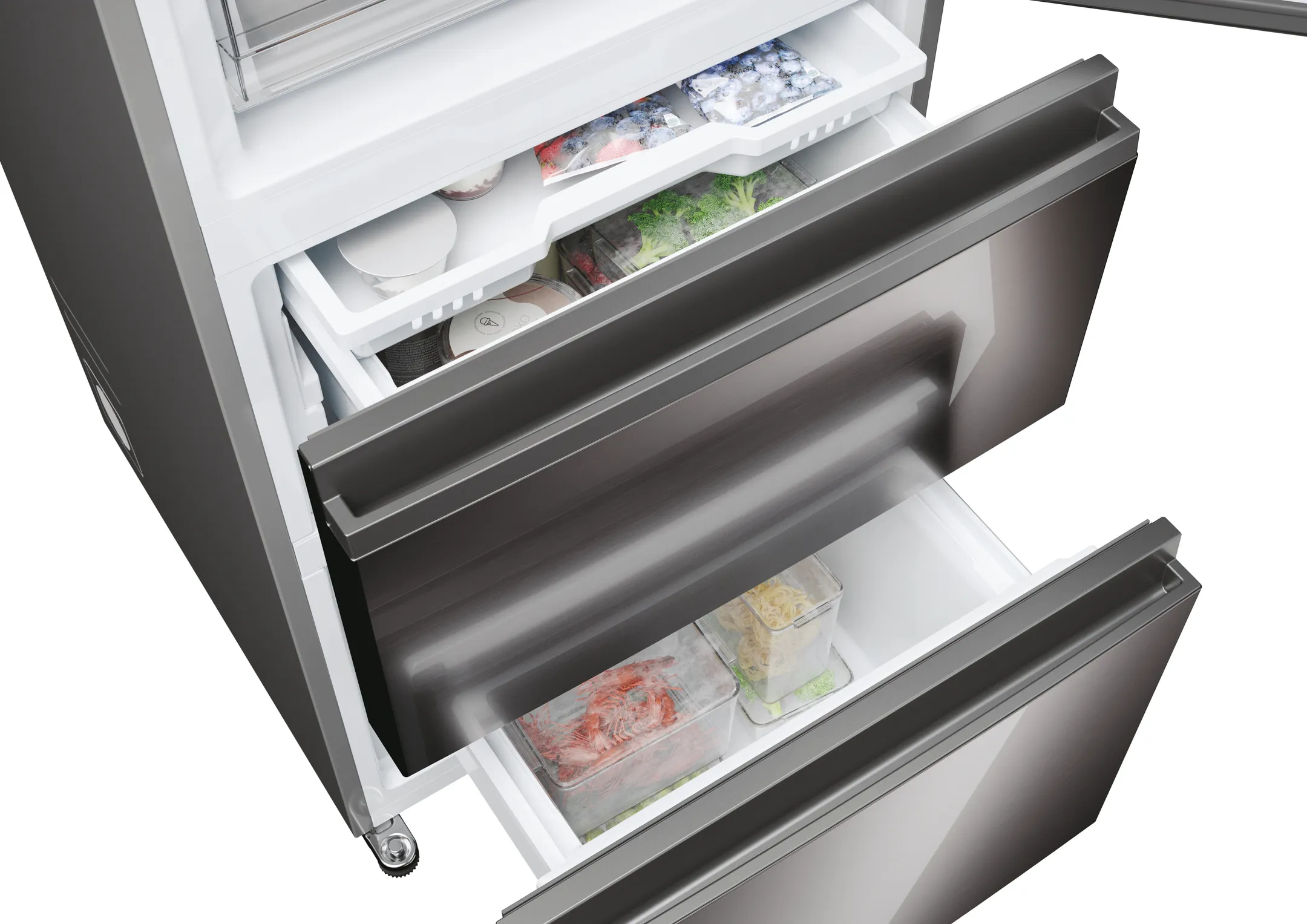 Haier Koelkast met diepvriezer HTW7620CNMP Easy Access image